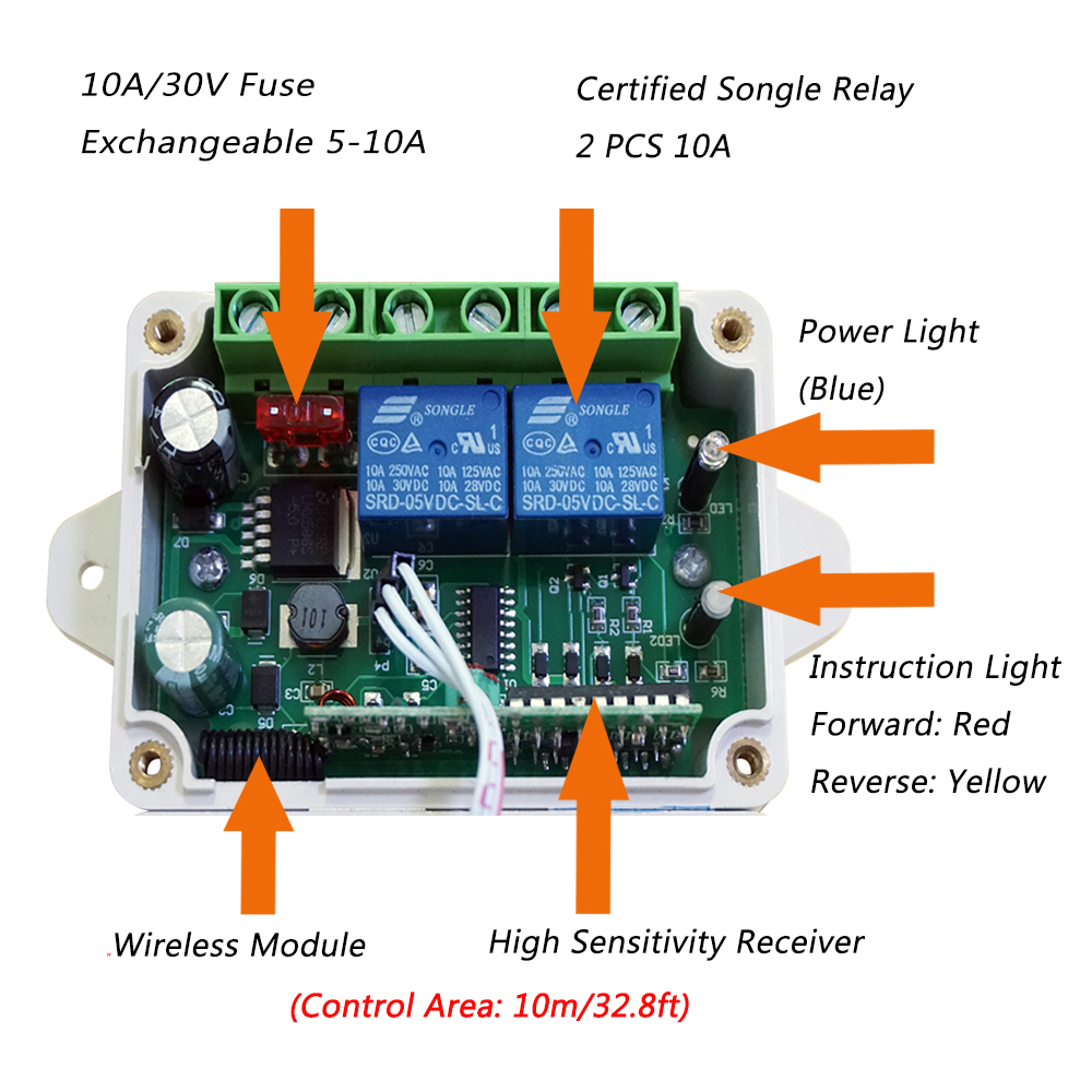 2 PCs 12V 4" Linear Actuator with Wireless Remote Control for Electric