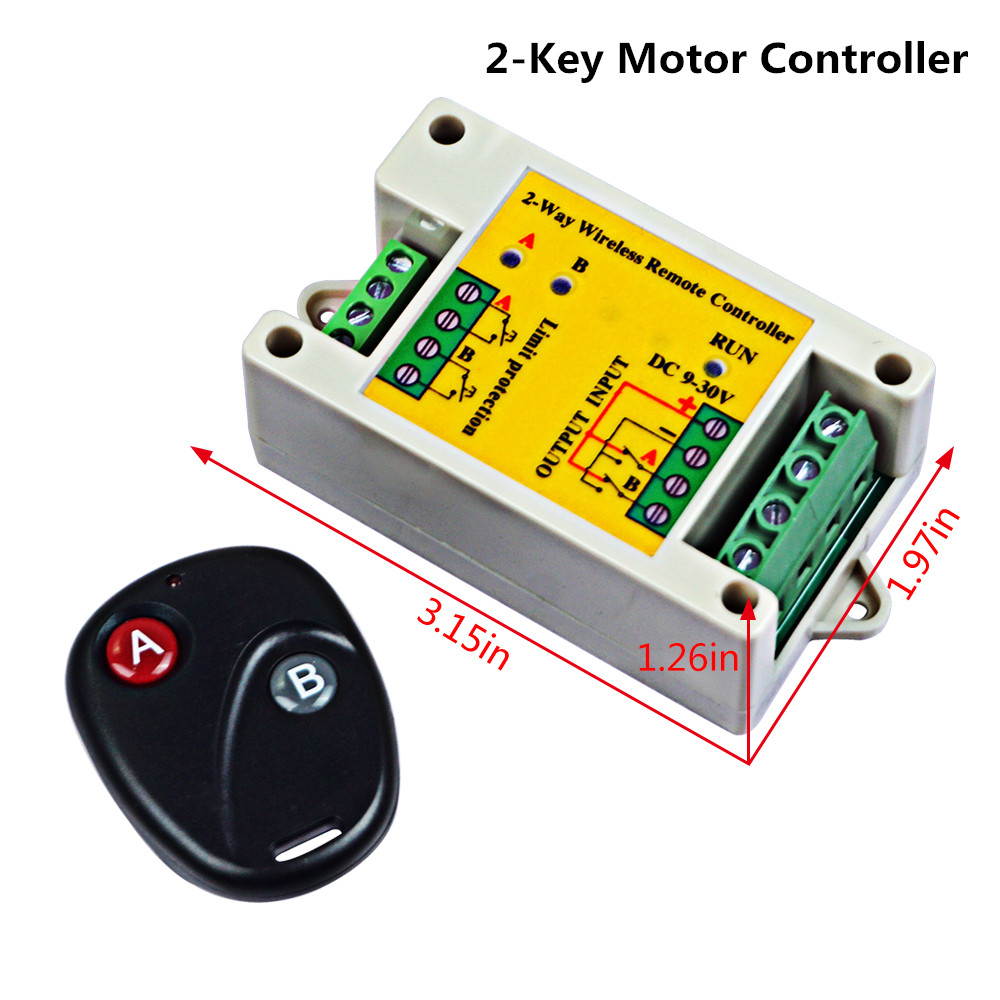 control remoto del motor Kit 5 A con adaptador de CA 12 V para actuadores lineales 30 V inalámbrico DCHOUSE Controlador de actualización lineal DC 8 