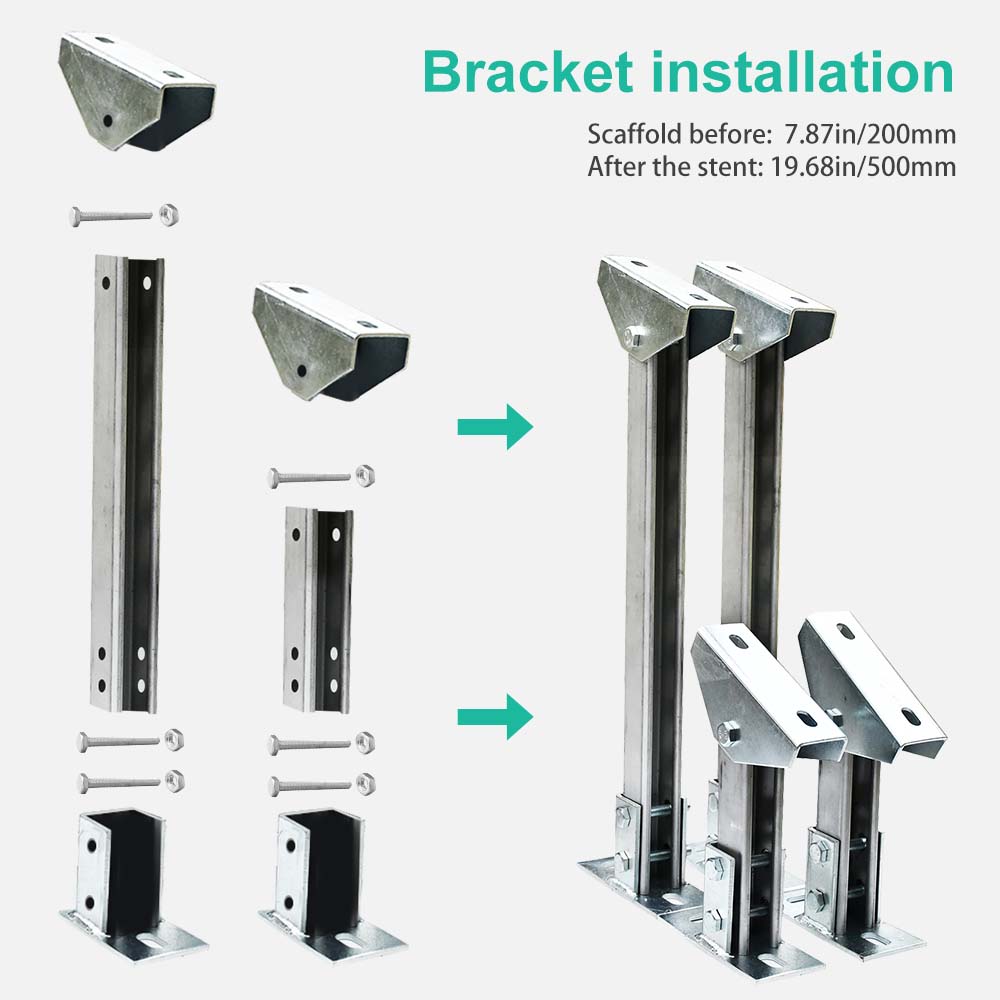 Solar Panel Mounting Brackets Adjustable Mounting Bracket Kit For Home ...