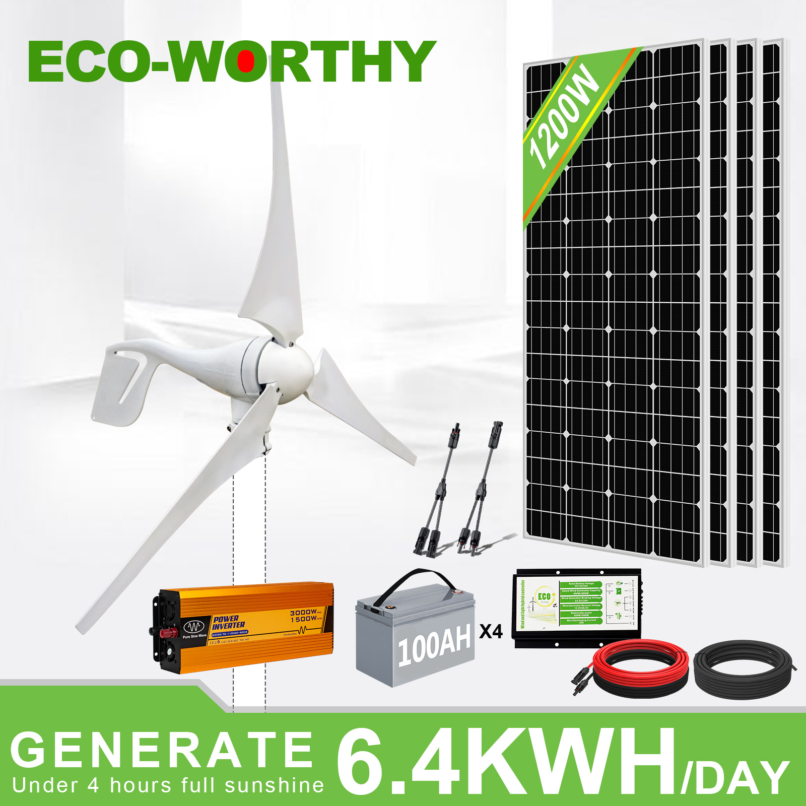 home wind turbine kits with battery bank