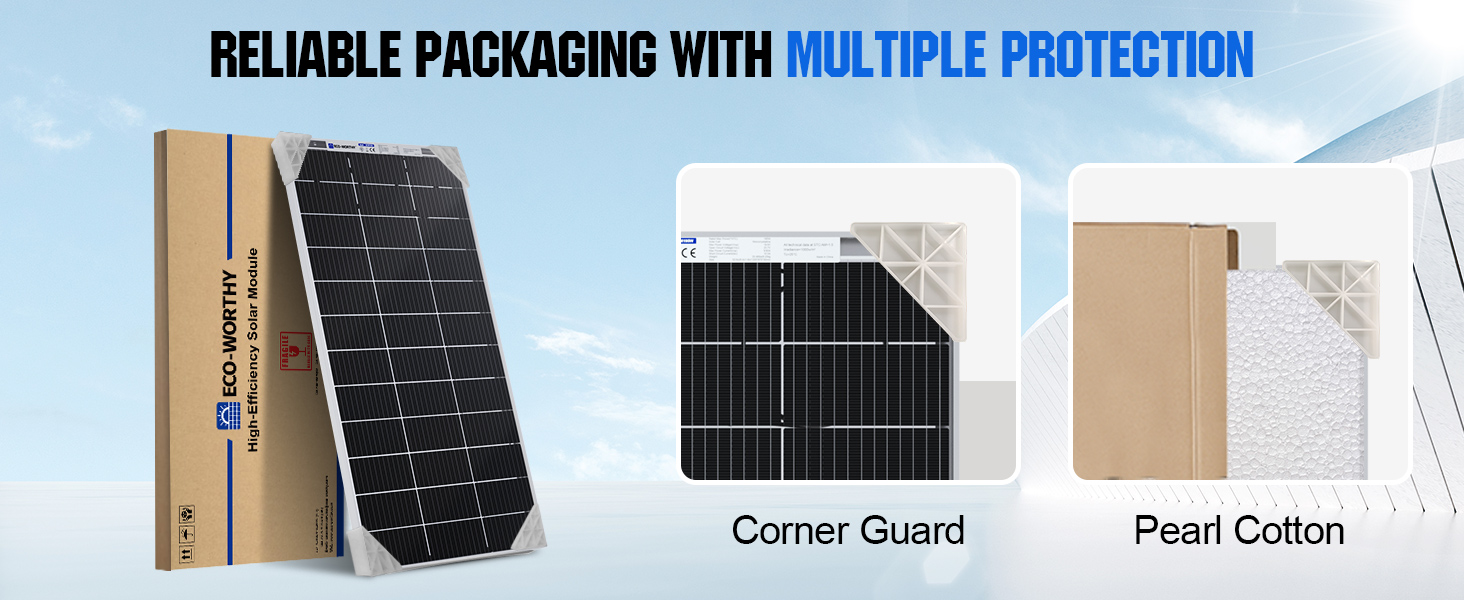 ECO-WORTHY 4.8KWH Solar Power Complete Kit 1200W 24V with Lithium Battery  and Inverter for Home: 6pcs 195W Solar Panel + 1pc 25.6V 100Ah Li-Battery +