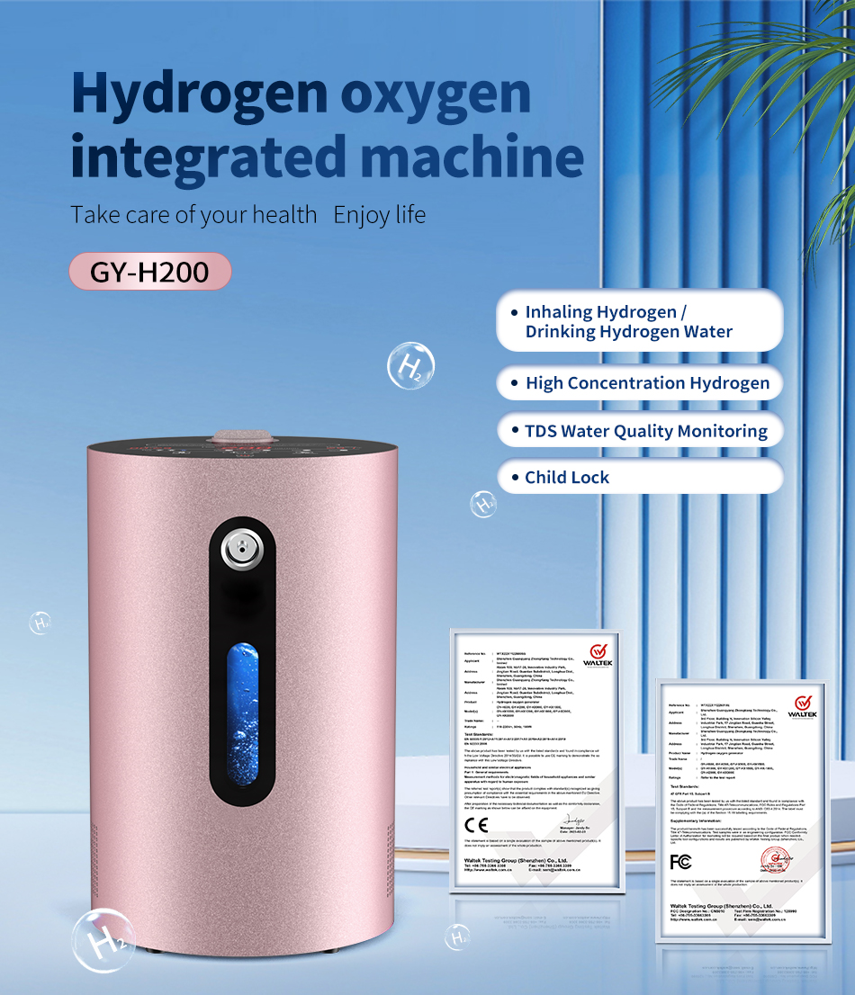 SUYZEKO Portable Molecular Hydrogen Water Generator Hydrogen