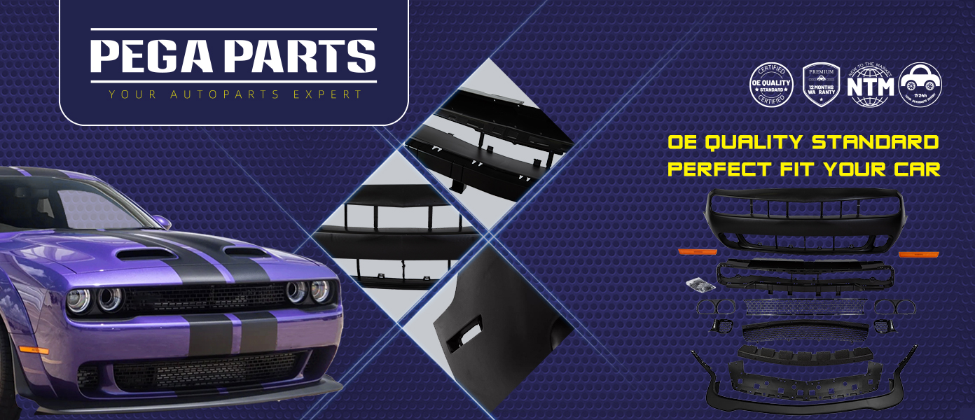 Hellcat Style For 15-23 Dodge Challenger Full Front Bumper Cover 