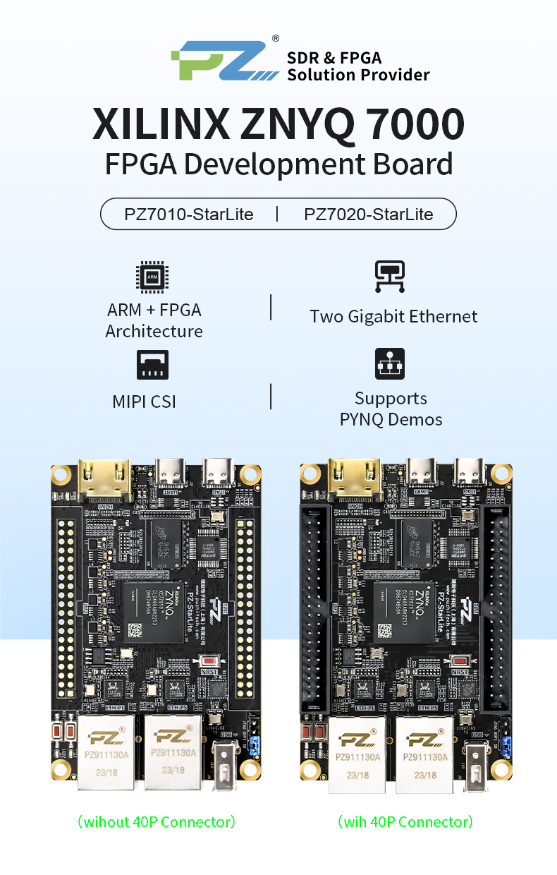 Puzhi PZ7010 PZ7020-StarLite FPGA Development Board Xilinx XC7Z010
