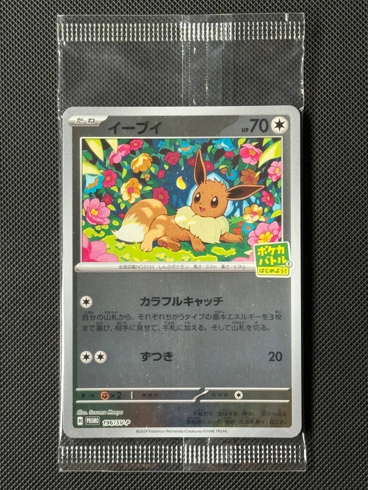 2024 Pokemon Card Japanese SEALED Eevee PROMO 196/SV-P Starter