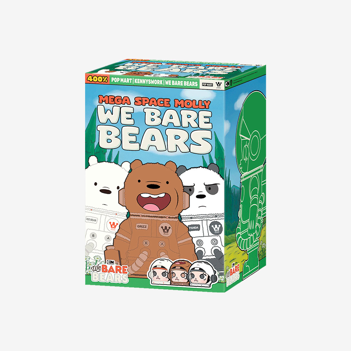 その他 MEGA SPACE MOLLY 400% WE BARE BEARS MEGA SPACE MOLLY 400% WE BARE BEARS - POP MART (United States)