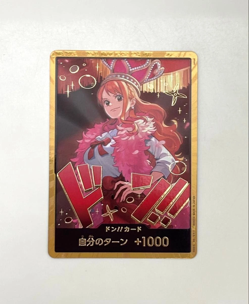 IN STOCK ONE PIECE Japanese Card Heroines Edition DON!! Nami GOLD