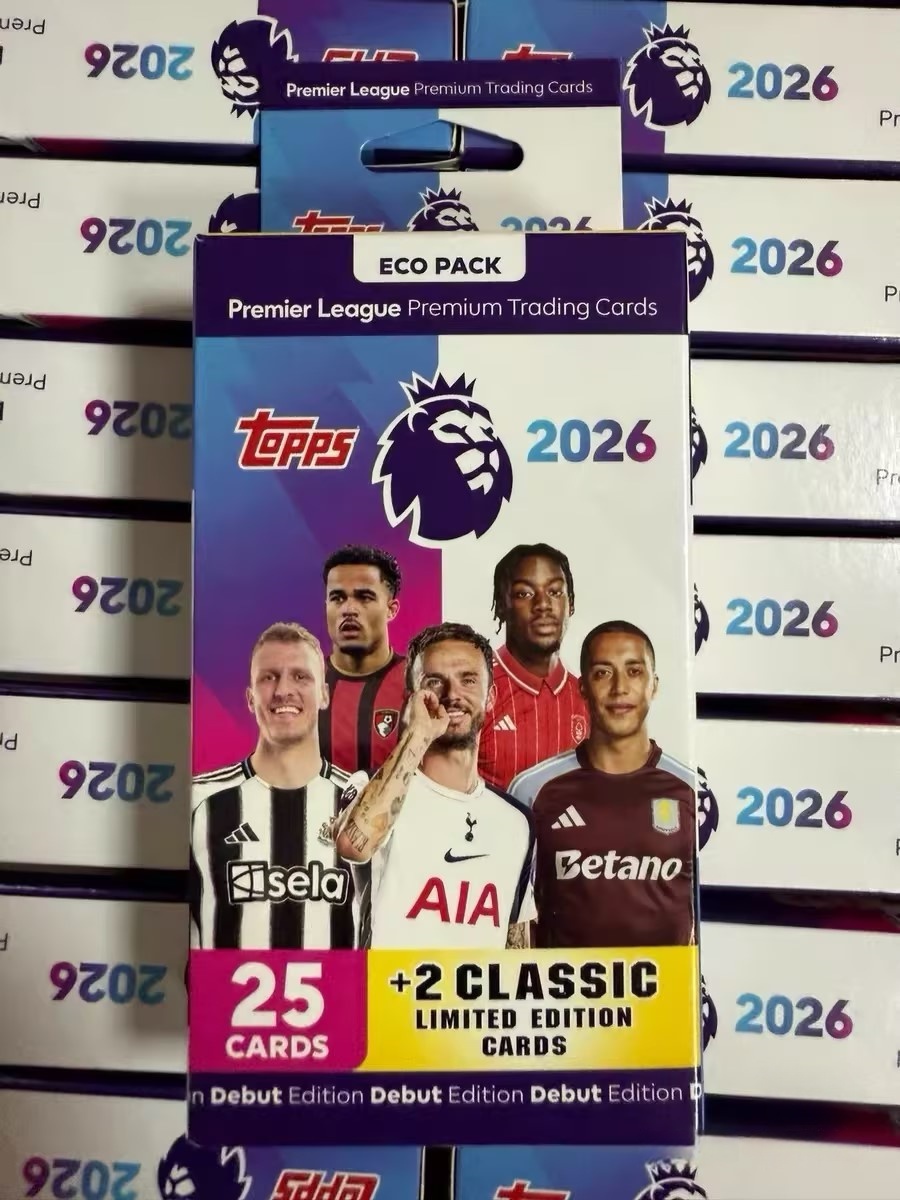 IN STOCK NEW 2026 Topps Premier League Football Collectible Card
