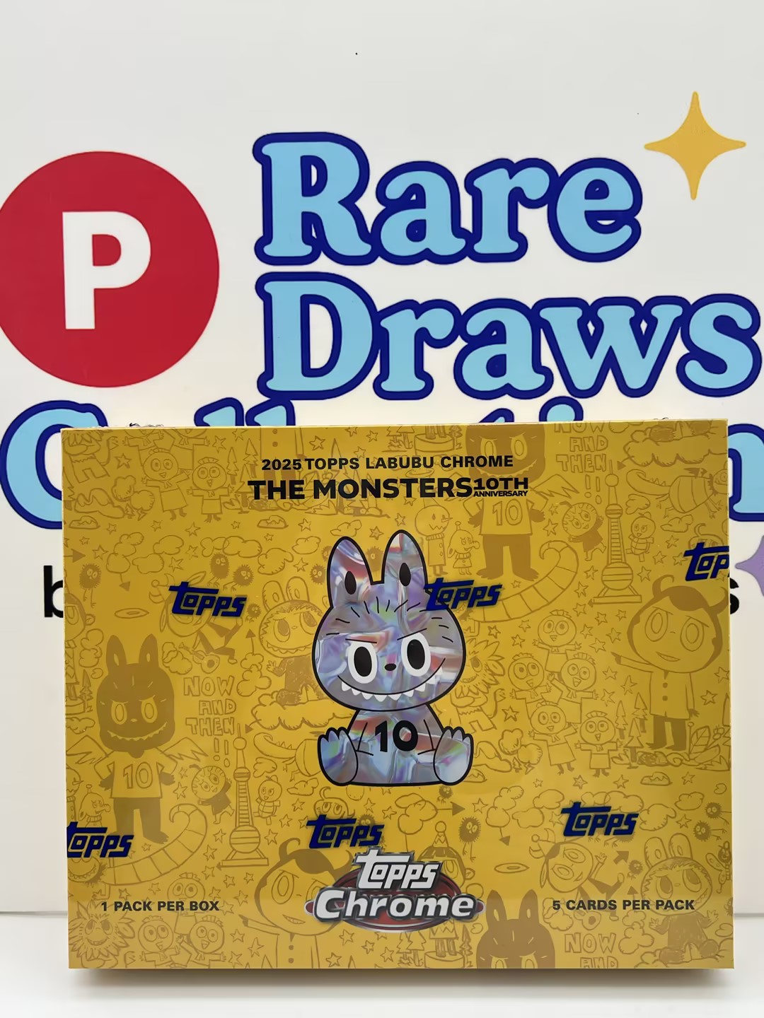 その他 Topps The Monsters Series Chrome 3BOX Topps X THE MONSTERS LABUBU IN STOCK Chrome Series Trading Cards
