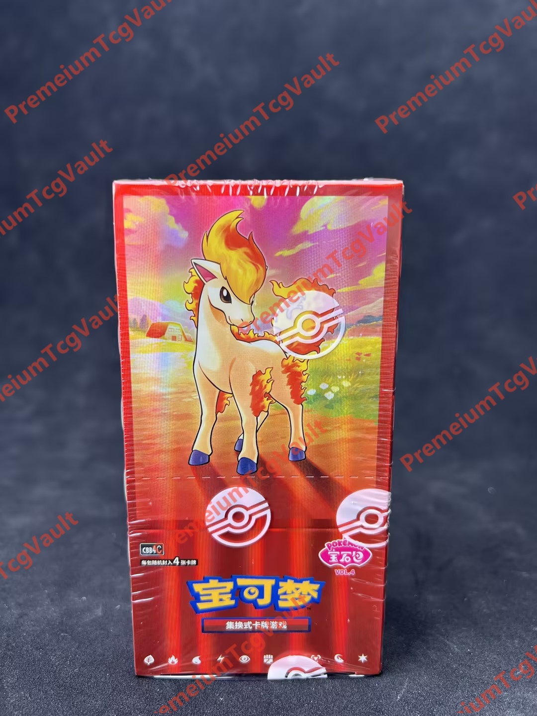 Break from Case Pokemon Chinese CBB4C Gem Pack Vol.4 Booster Box