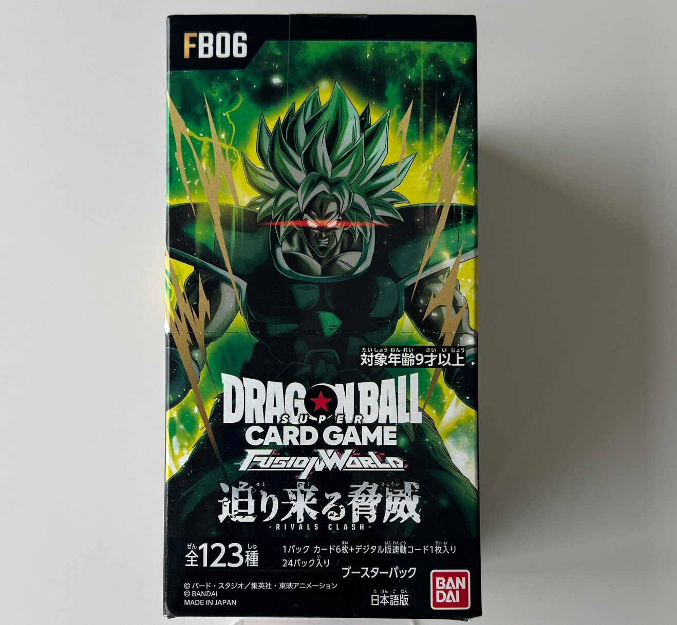 Dragon Ball Super Card Game Japanese Fusion World Rivals Clash