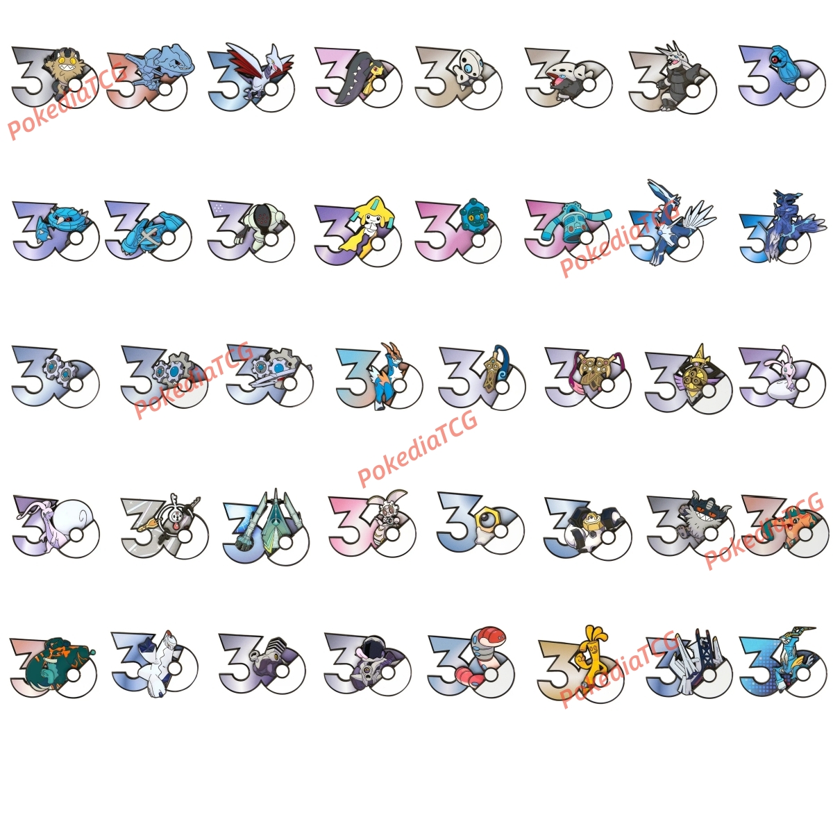 2026 Pokémon TCG Chinese Exclusive 30th Anniversary Steel Type