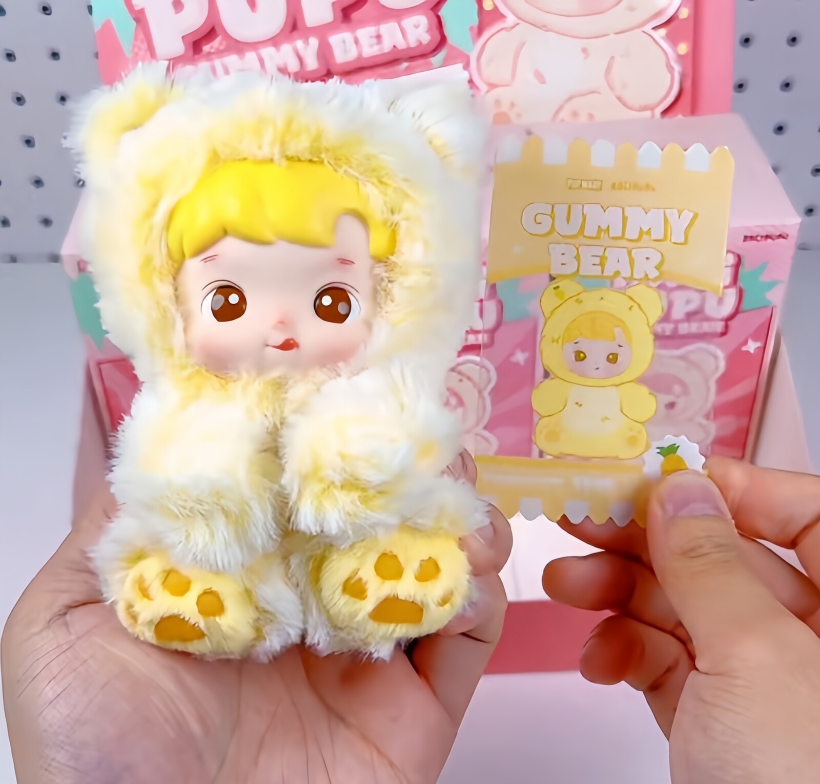 100% Authentic Hacipupu Gummy Bear Series-vinyl Plush Pendant