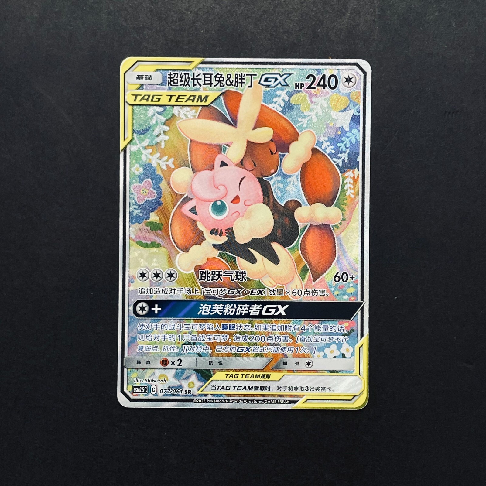 ★Nammy★ IN STOCK Pokemon S-Chinese Mega Lopunny＆Jigglypuff SR 2023 CSM2