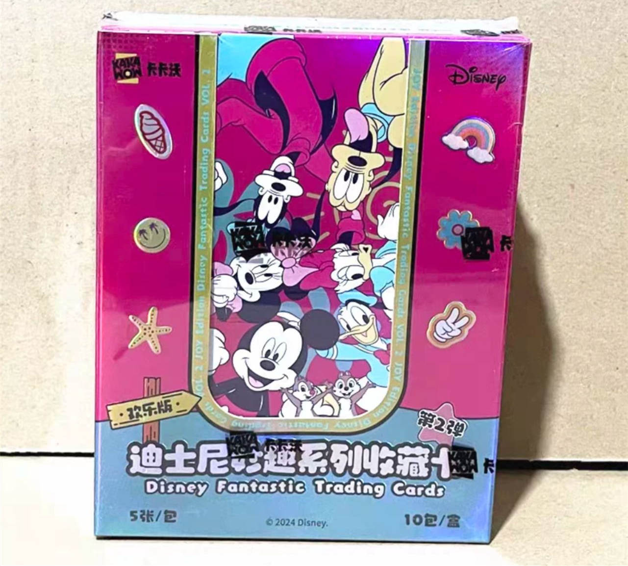 IN STOCK Kakawow Disney Joy Edition Trading Card Vol 2 Sealed box