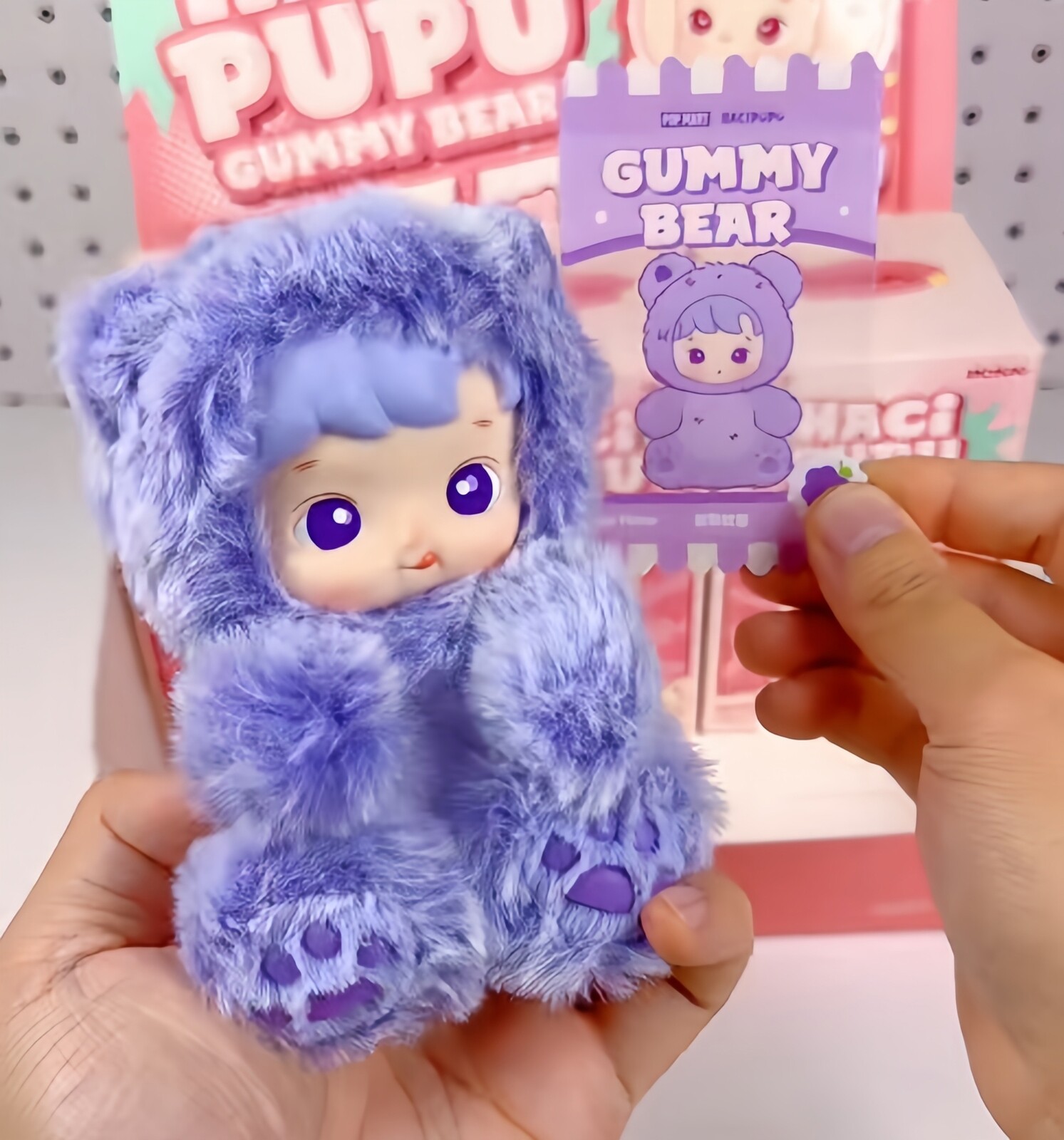 100% Authentic Hacipupu Gummy Bear Series-vinyl Plush Pendant