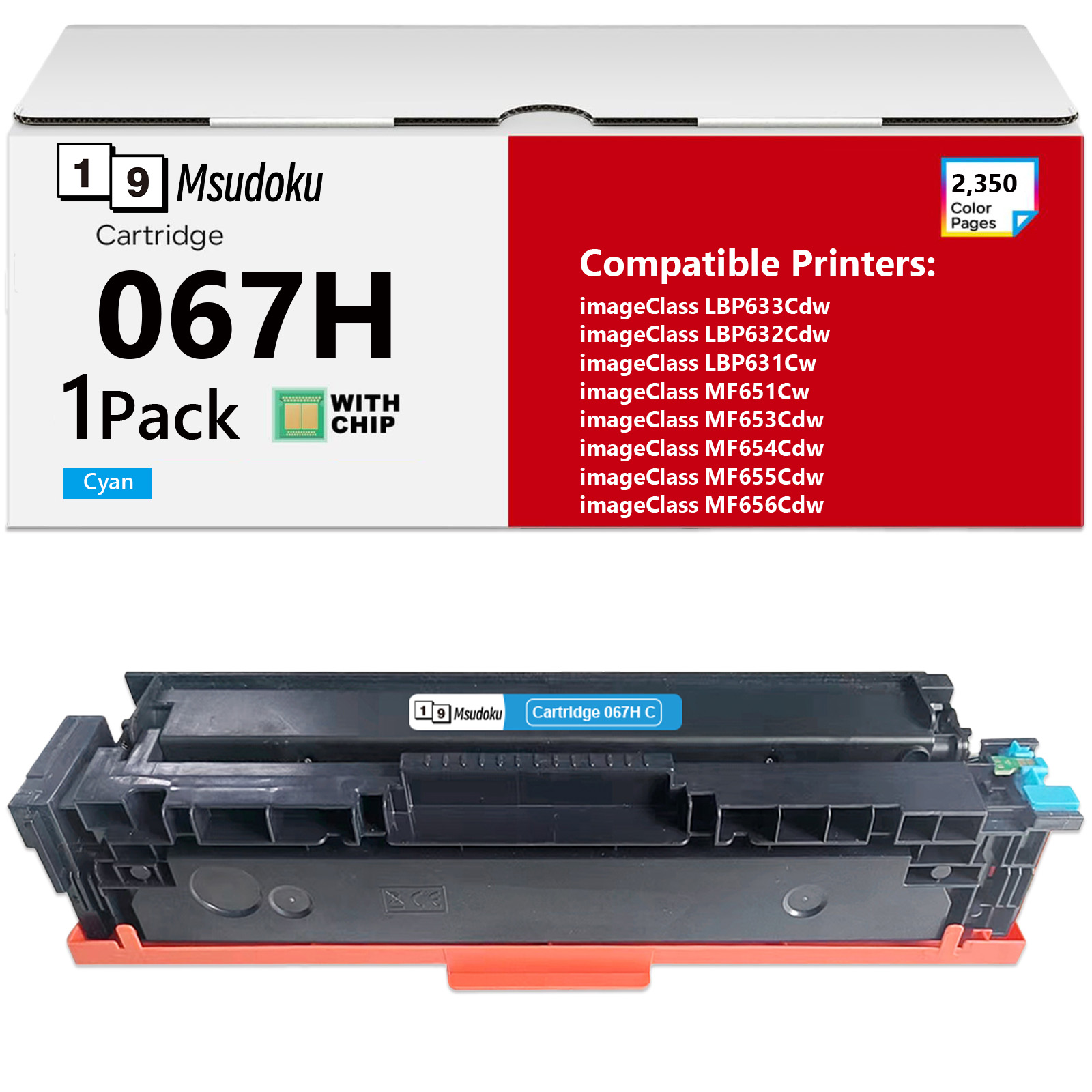 Toner Cartridge Compatible For Canon 067 & 067H LBP633Cdw LBP632Cdw MF656Cdw lot