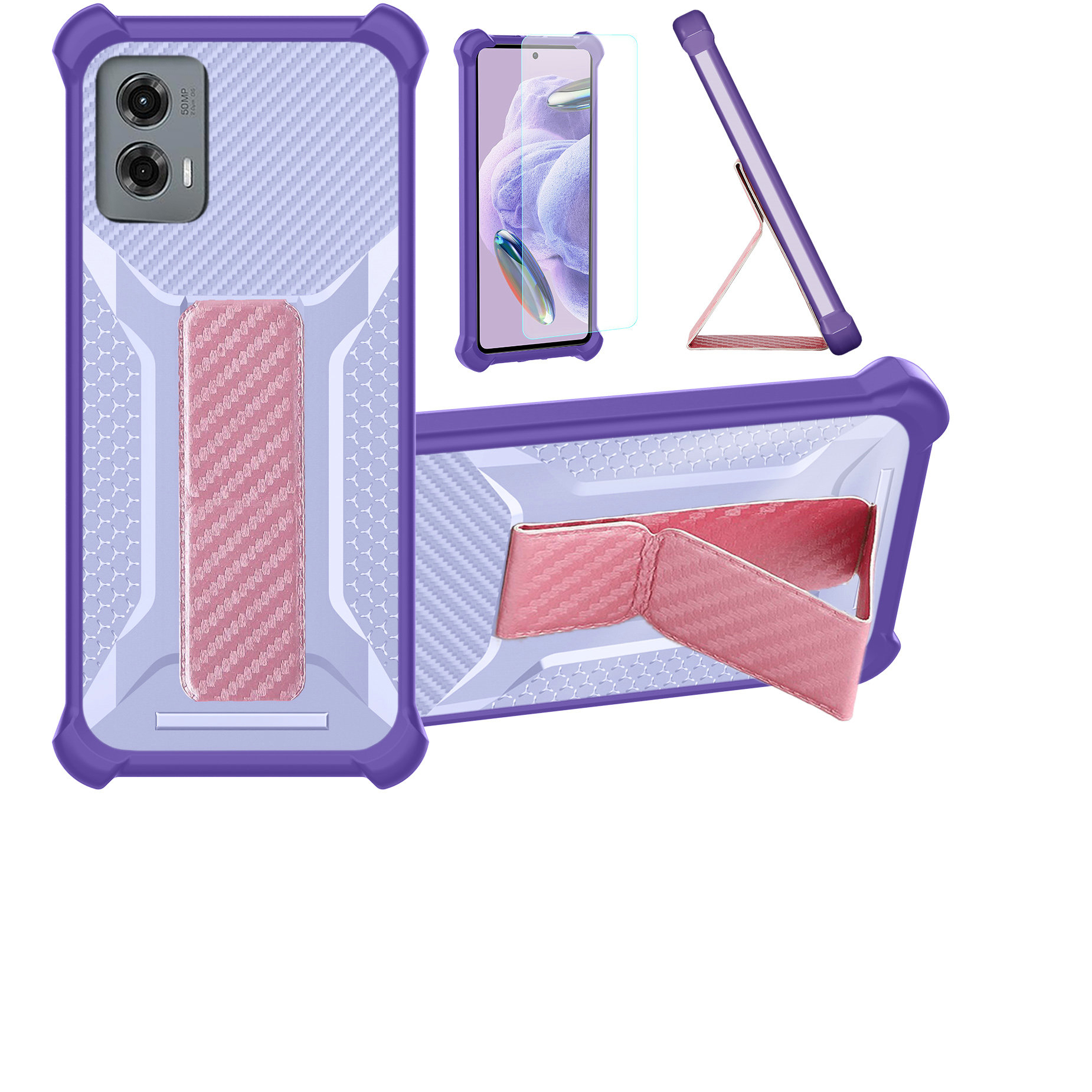 for Motorola Moto G Stylus 5g 2024 Phone Case Cover Glass Screen Protector A1 - Picture 31 of 42