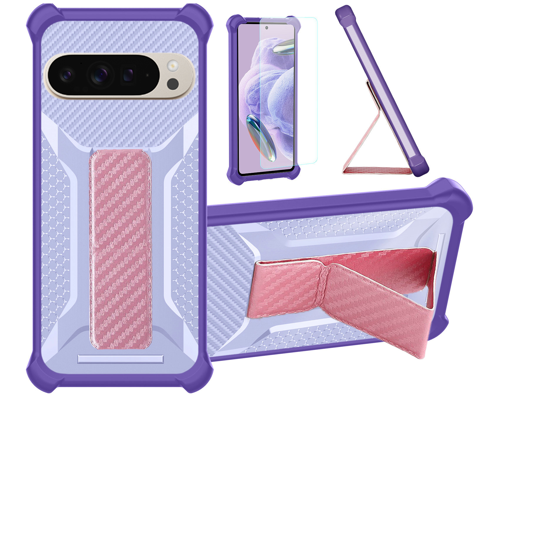 for Google Pixel 9 Pro XL Phone Case Cover Glass Screen Protector A1 - Picture 31 of 42