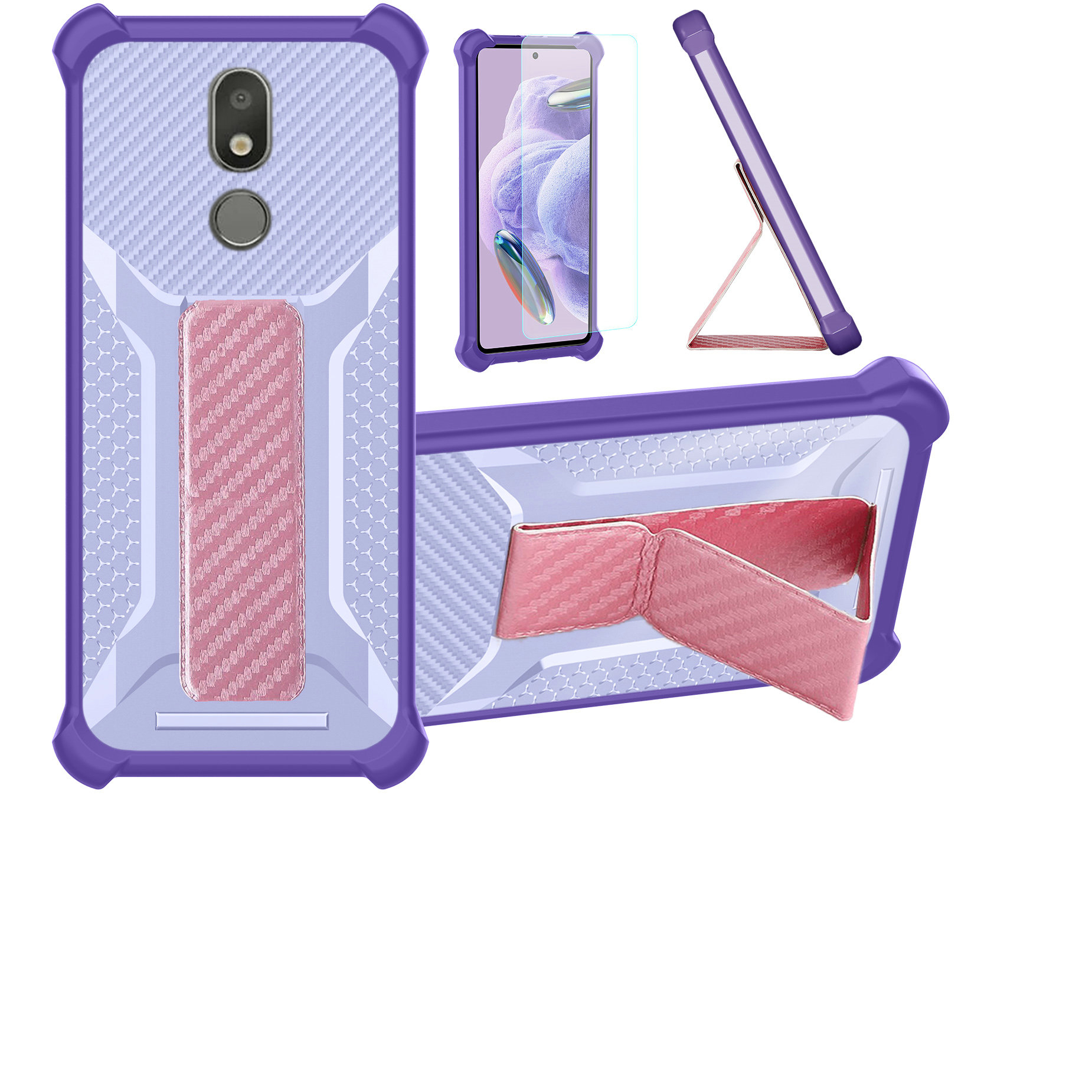 for LG Aristo 4 Plus Phone Case Cover Glass Screen Protector A1 - Picture 31 of 42