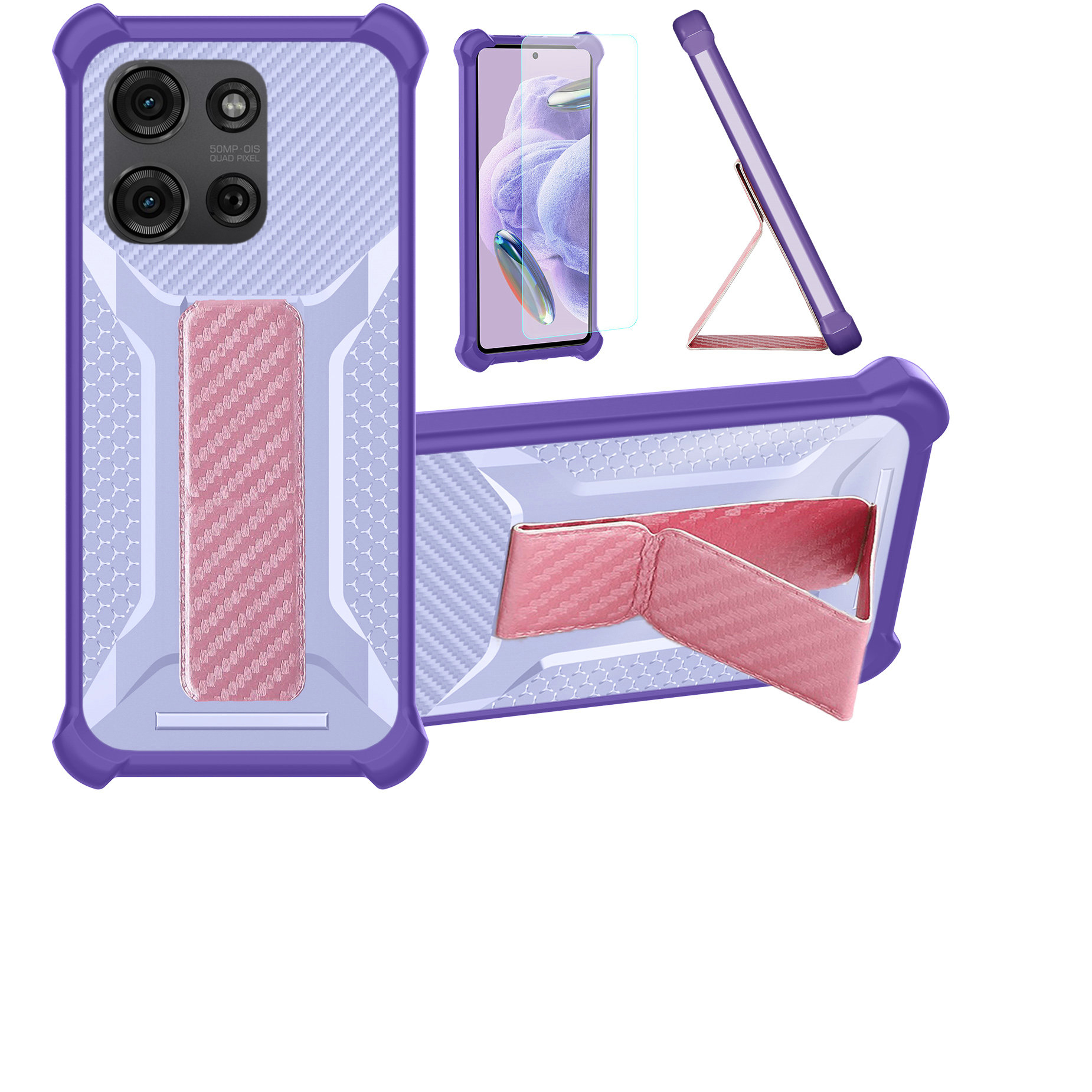 for Motorola Moto G75 5G Phone Case Cover Glass Screen Protector A1 - Picture 31 of 42