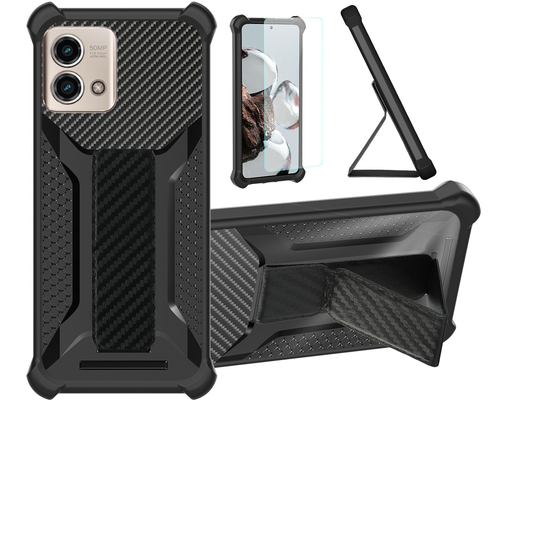 for Motorola moto g 5G 2023 Phone Case Cover Glass Screen Protector A1 - Picture 7 of 42