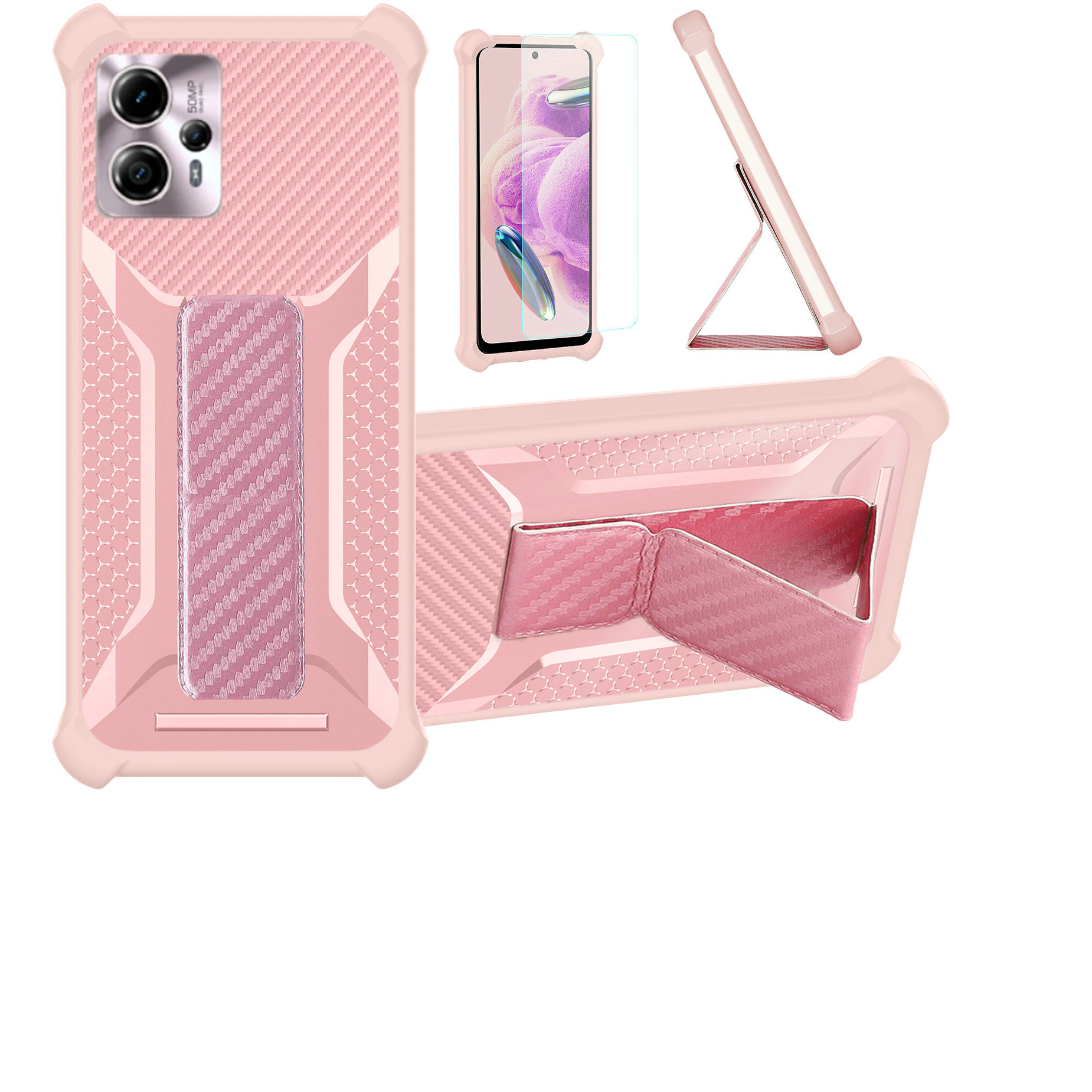 for Motorola Moto G13 Phone Case Cover Glass Screen Protector A1 - Picture 25 of 42