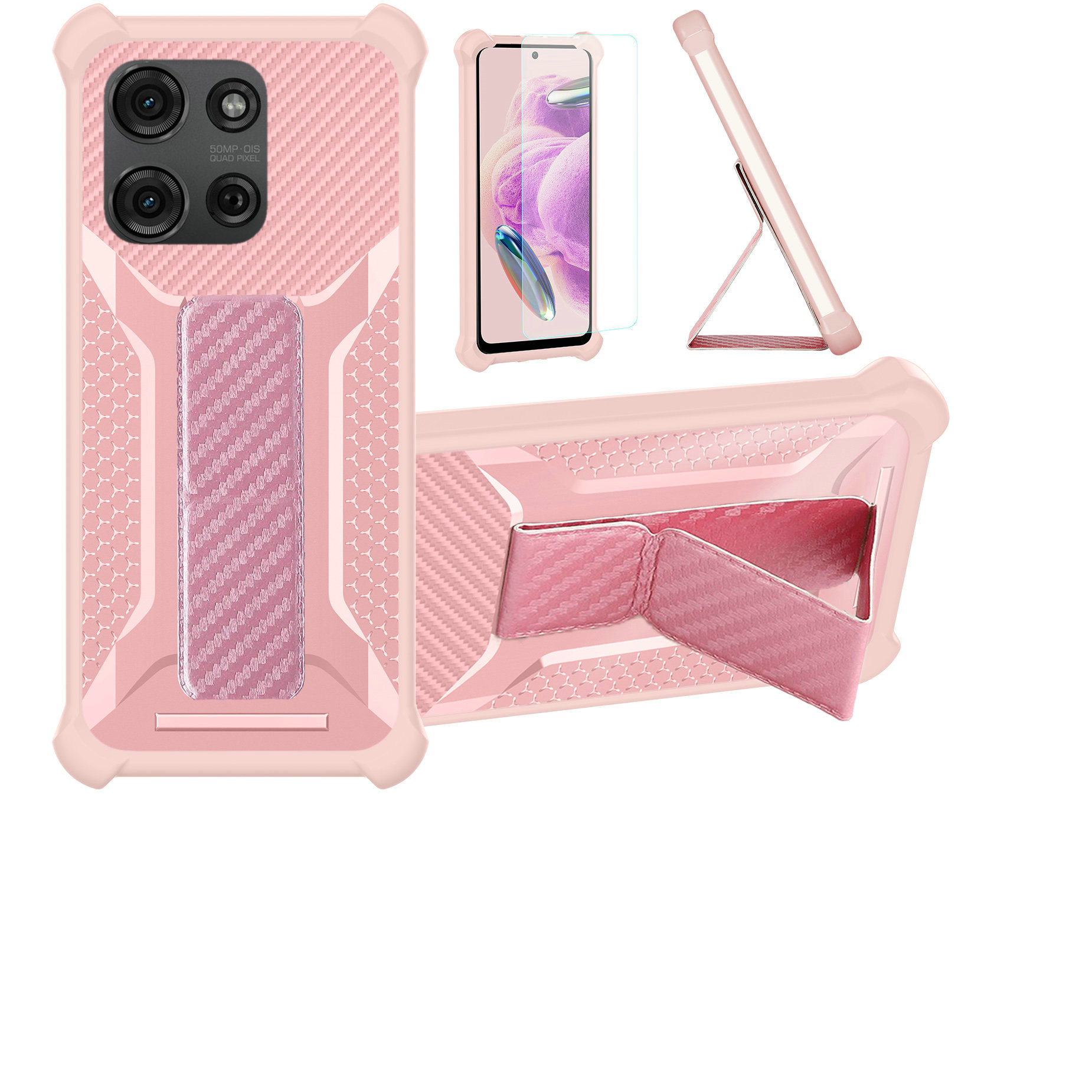 for Motorola Moto G75 5G Phone Case Cover Glass Screen Protector A1 - Picture 25 of 42
