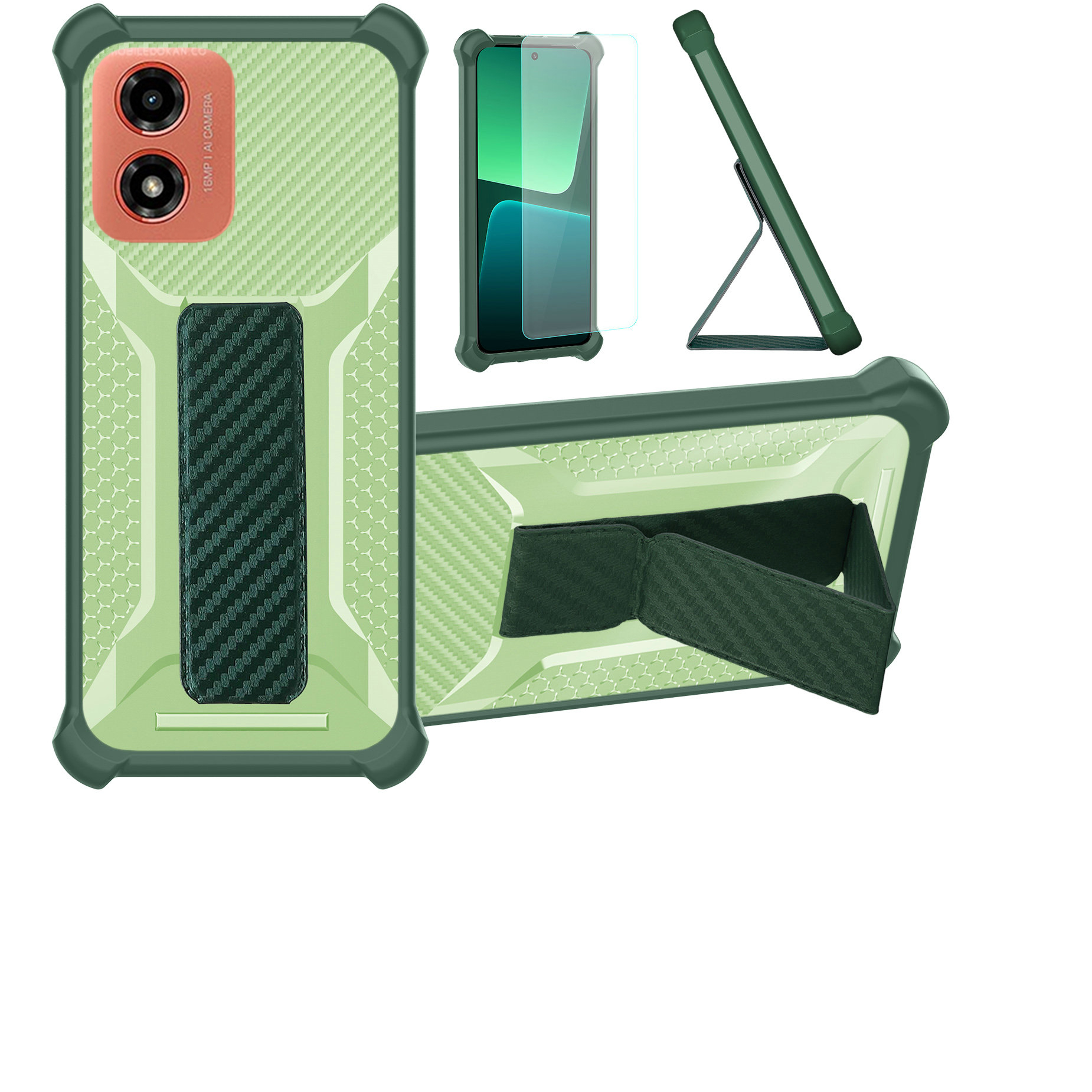 for Motorola Moto G04 Phone Case Cover Glass Screen Protector A1 - Picture 19 of 42
