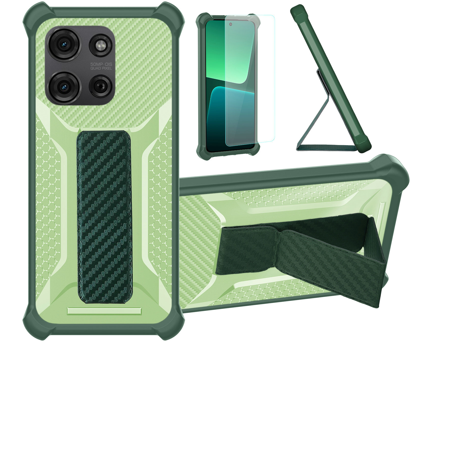 for Motorola Moto G75 5G Phone Case Cover Glass Screen Protector A1 - Picture 19 of 42