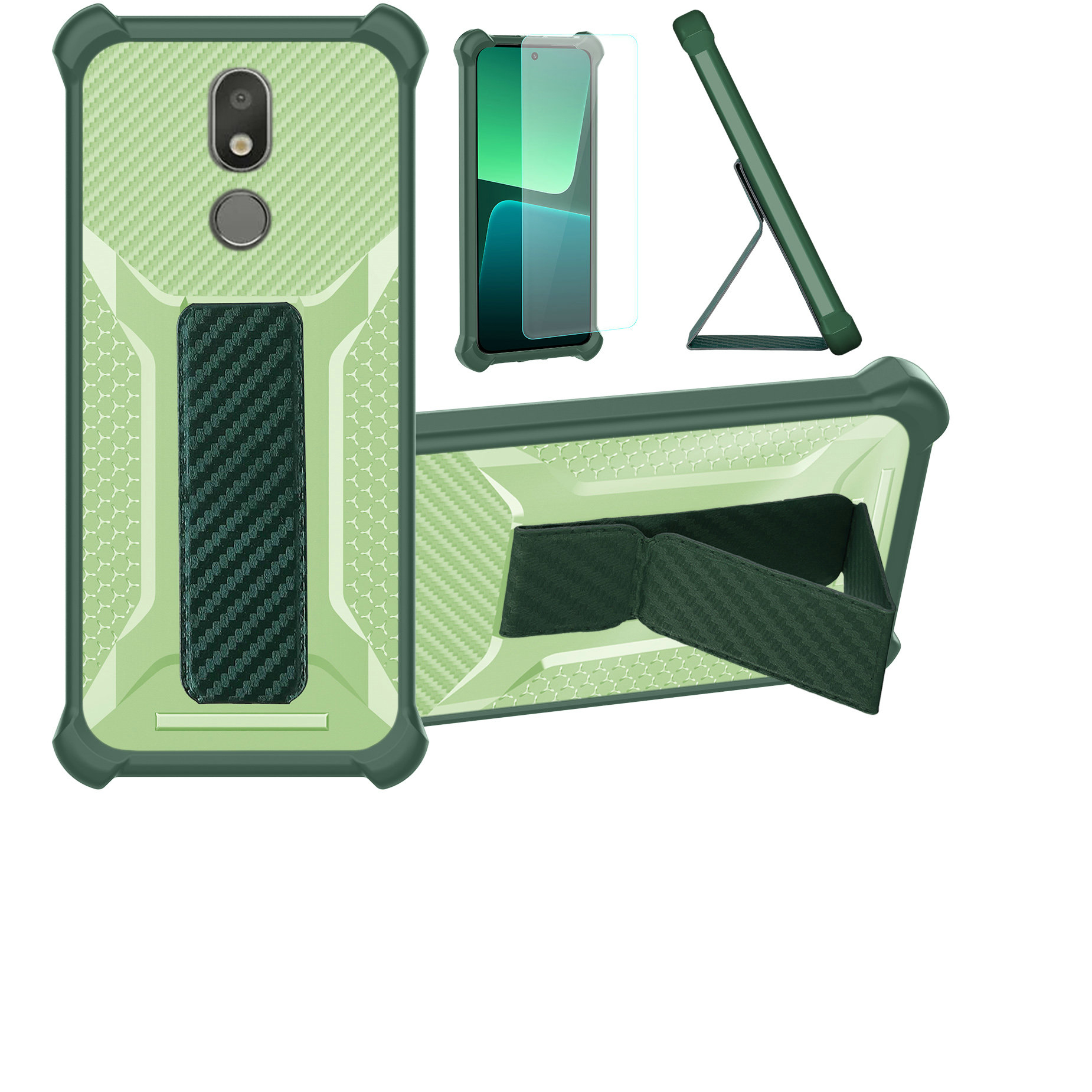 for LG Aristo 4 Plus Phone Case Cover Glass Screen Protector A1 - Picture 19 of 42