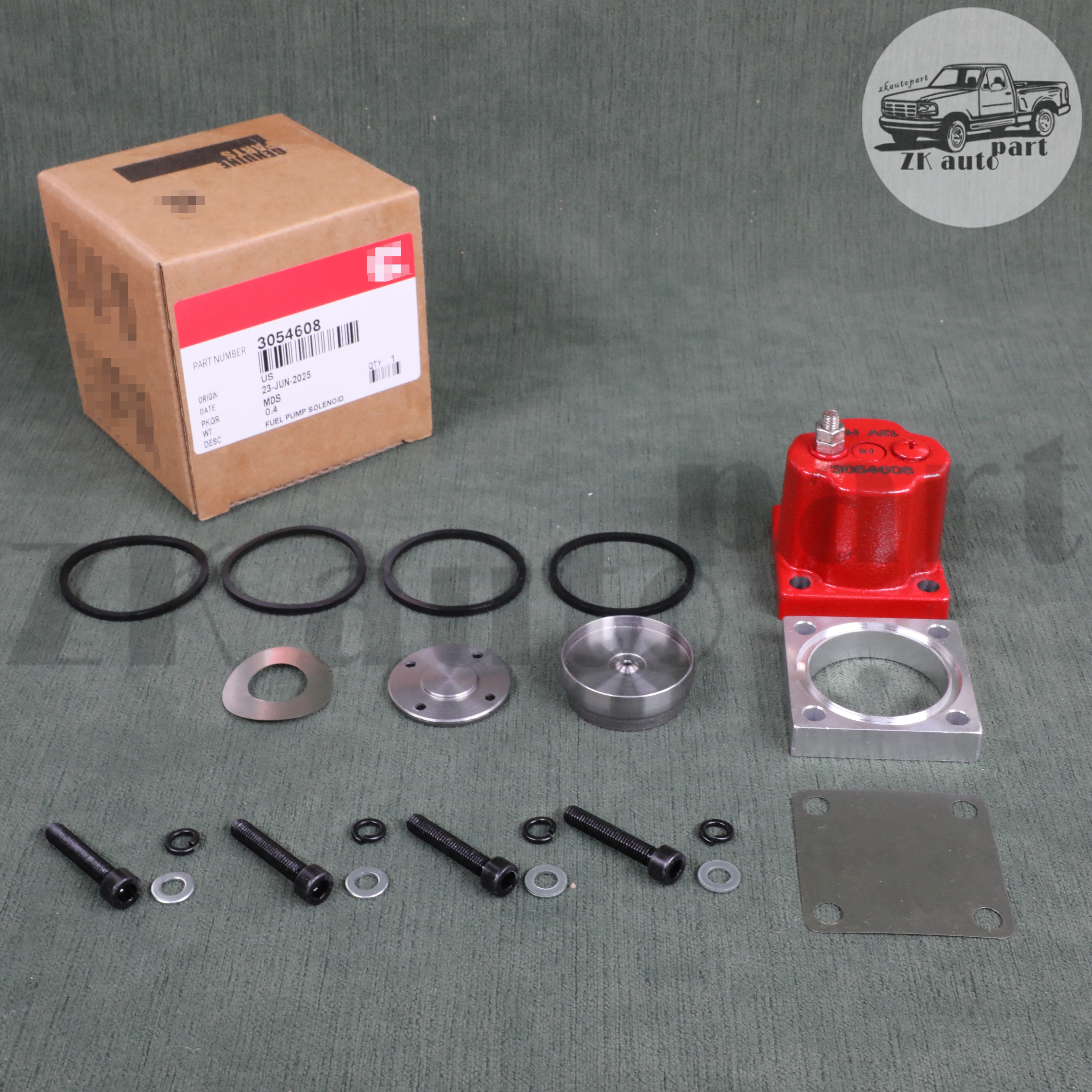 Fuel Shutoff Valve 180204 3054608 Fits For Cummins N14 PAI Solenoid 209940 New