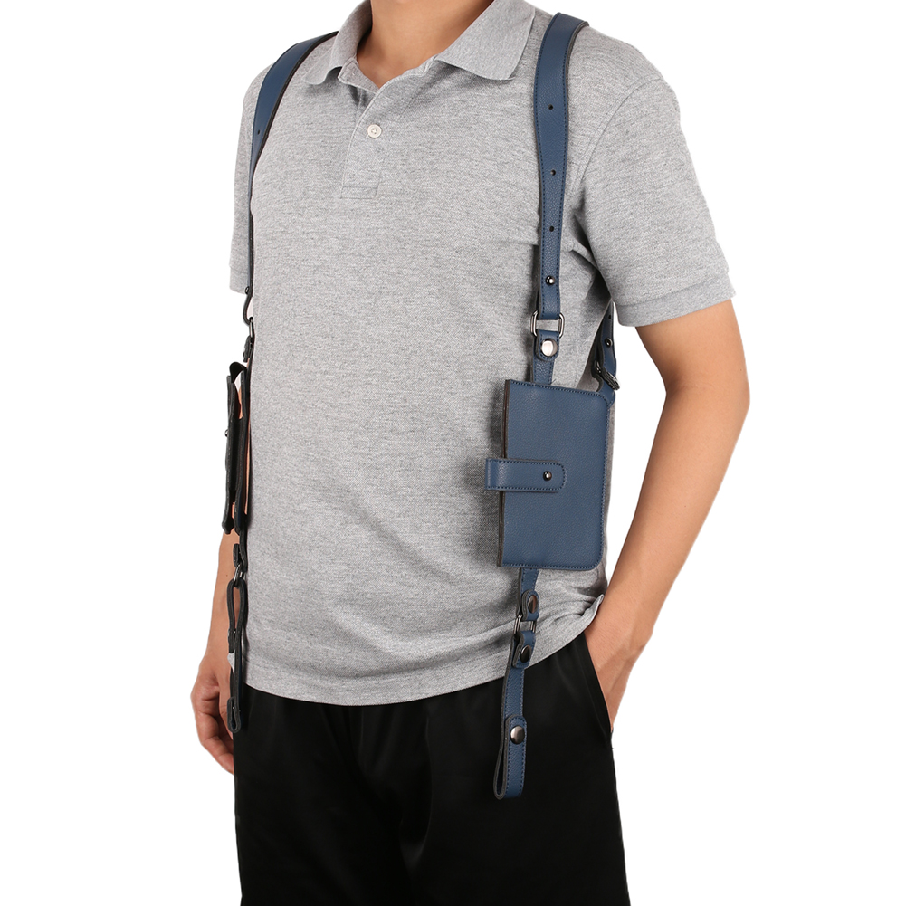 Multi-Purpose Men/Women Safety Storage Shoulder Armpit Bag Holster Tactical Bag for Work Travel Outdoors BlueStraw Nylon Anti-Thief Hidden Underarm Shoulder Bag Shoulder Wallet Concealed Pack 