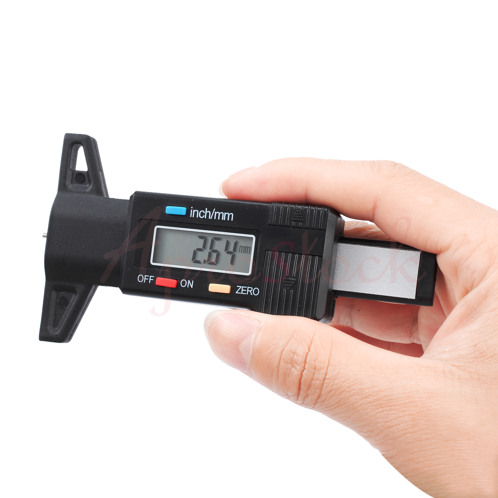 Digital LCD Reifenprofilmesser Tiefenmesser Reifen Messchieber DE
