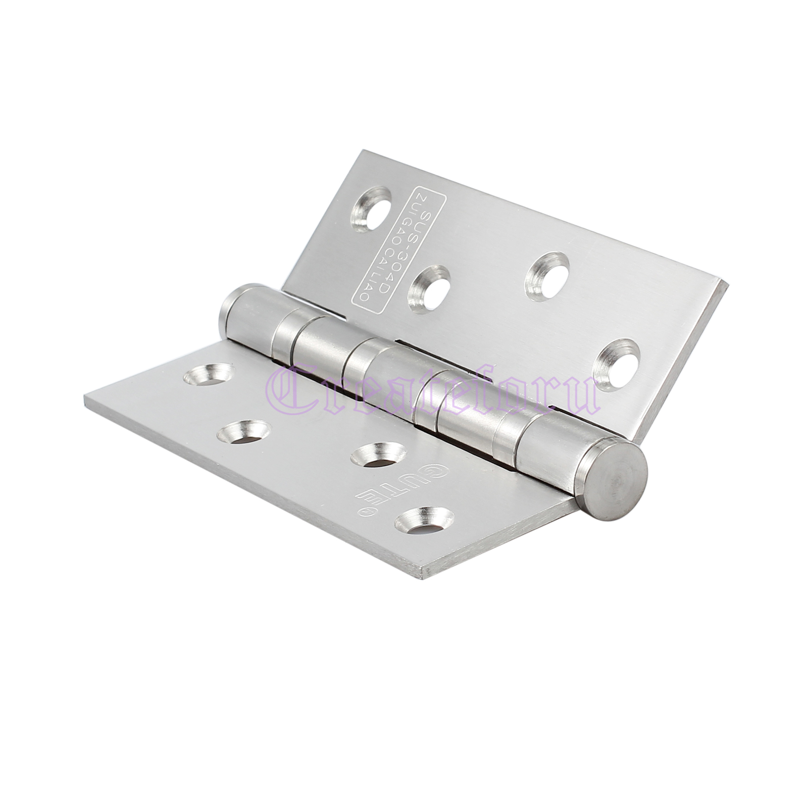 5 pairs Stainless Steel Door Hinges 100 x 75 x 3mm Door Hinges