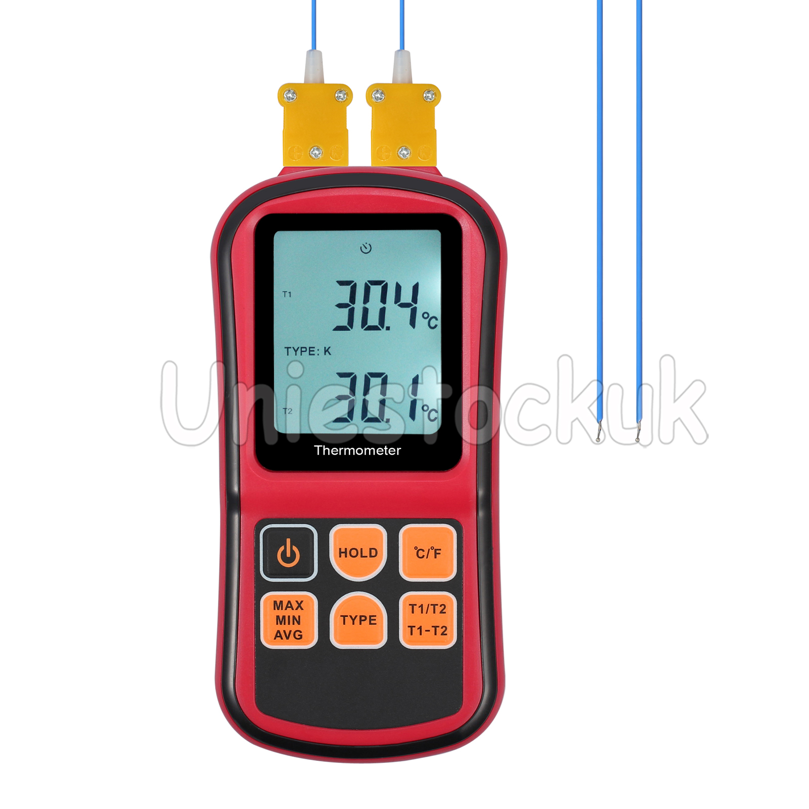 Lcd термометр. Digital LCD Dual Thermometer. Dual k Type Thermometer. Thermometer двухканальный. Термометр для измерения бетона.