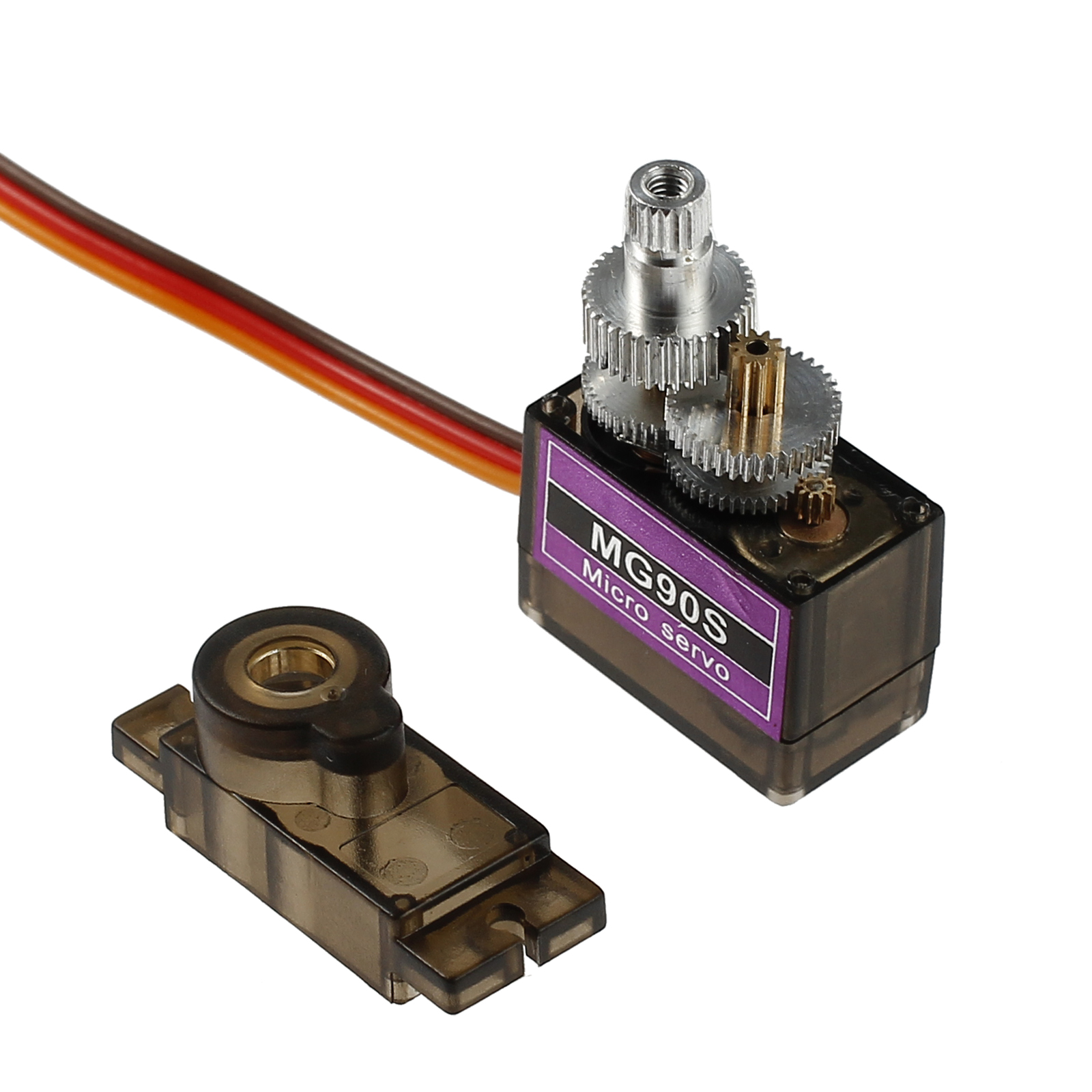 4PCS MG90S Micro Servo Metal Gear High Speed For Car RC Helicopter