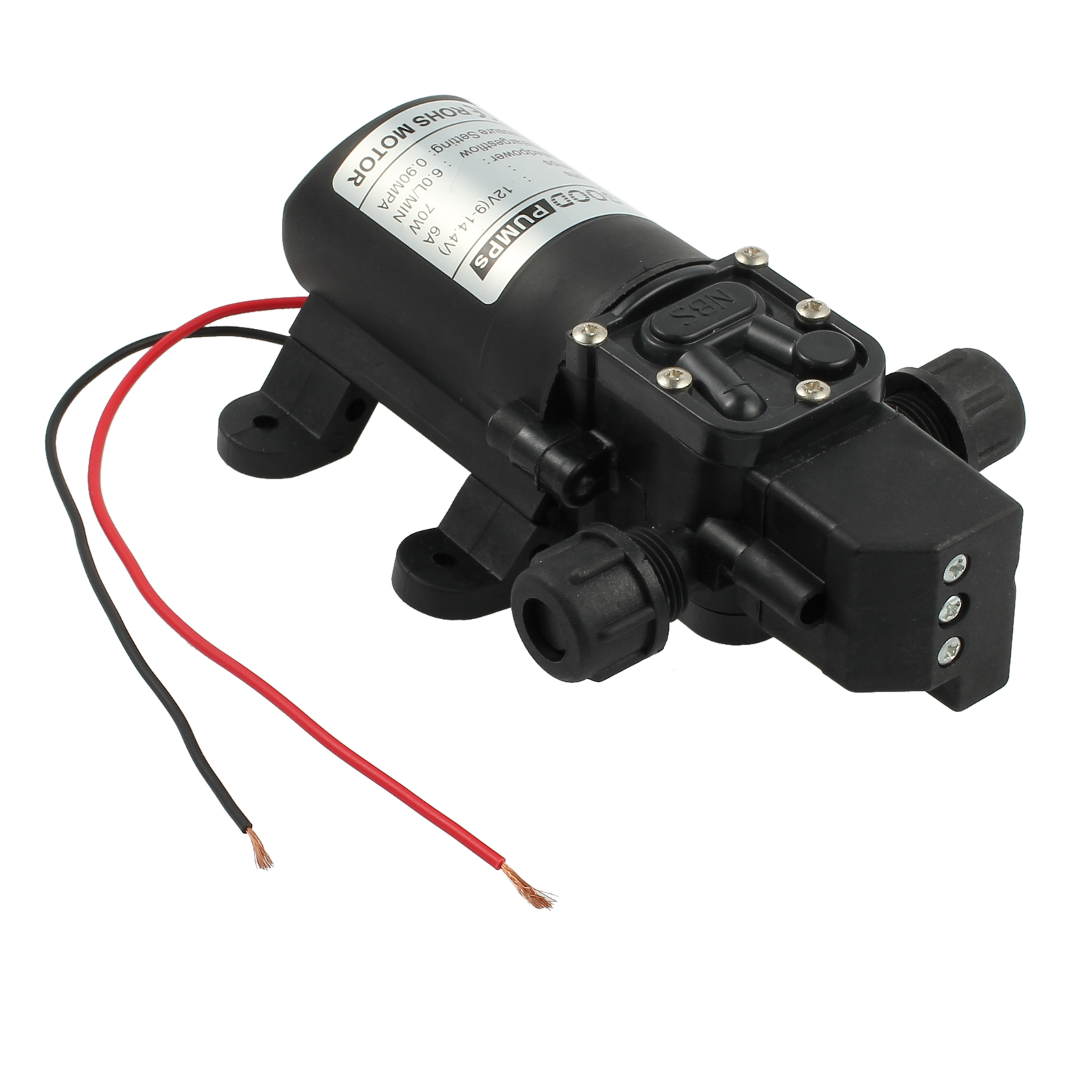 DC 12V High Pressure Micro Diaphragm Water Pump Automatic Switch 130PSI ...