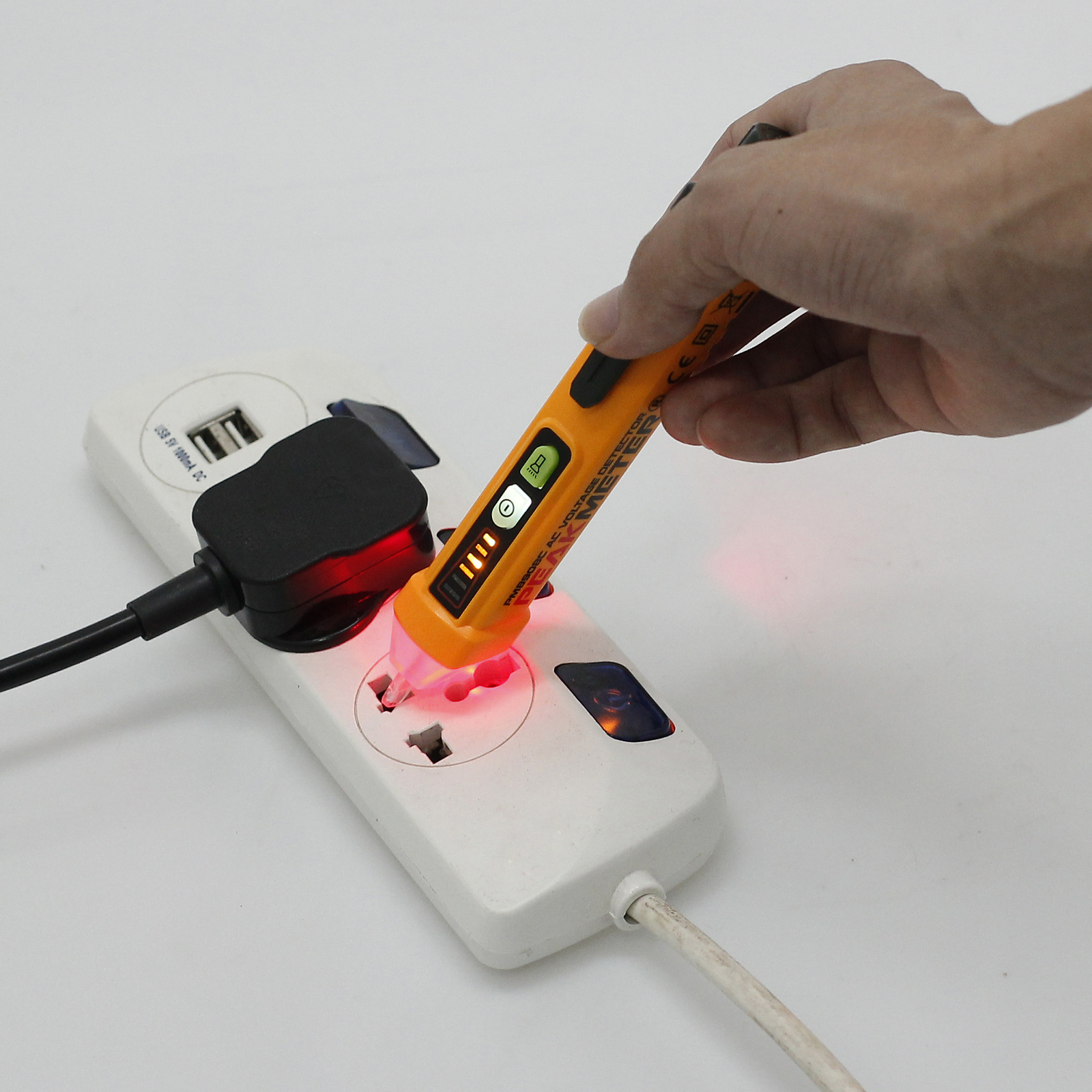 Electric NonContact Voltage Tester Pen AC Volt Alert Detector Sensor