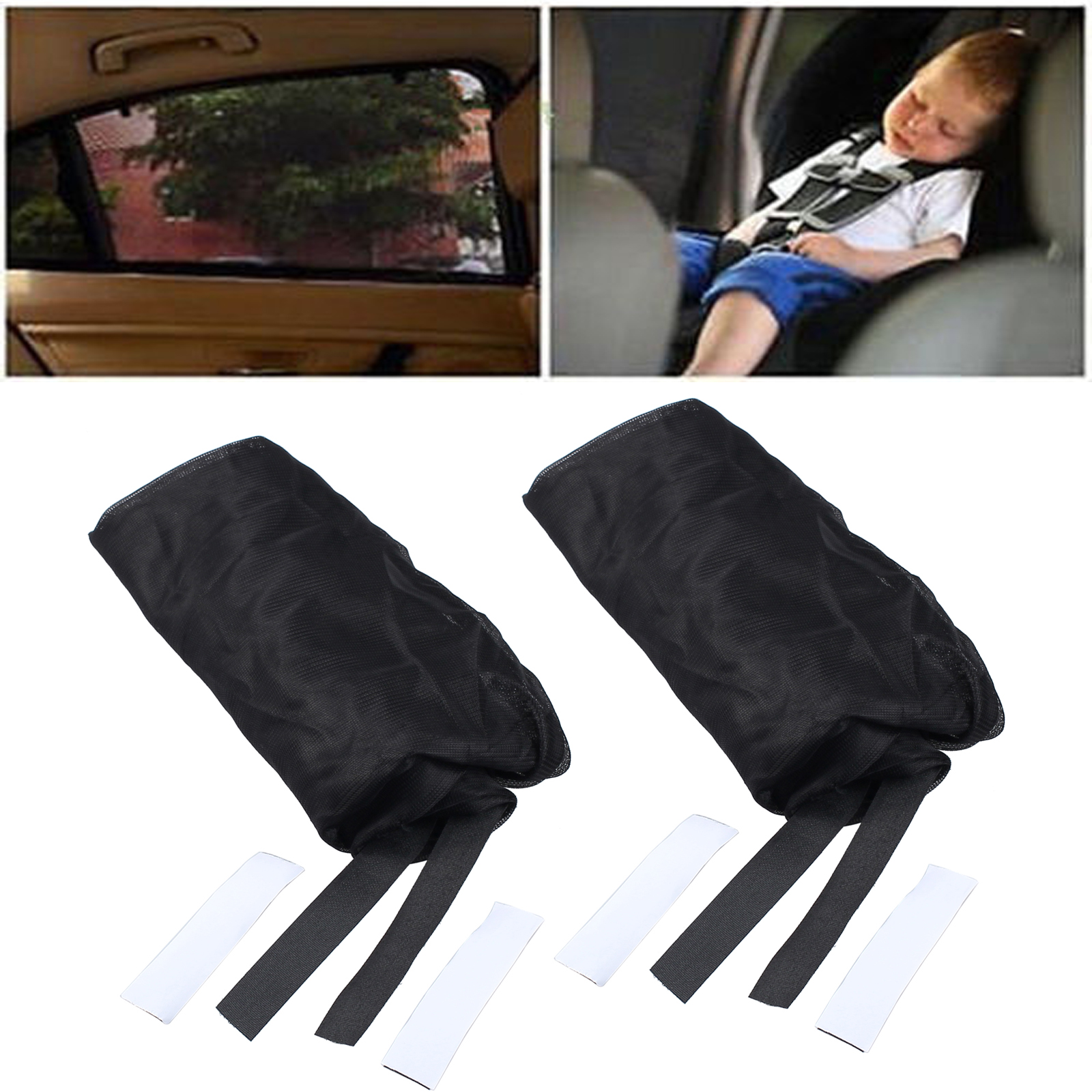 2x universal Auto Pkw Sonnenblende SUV Seitenfenster fr Baby Kinder Sonnenschutz