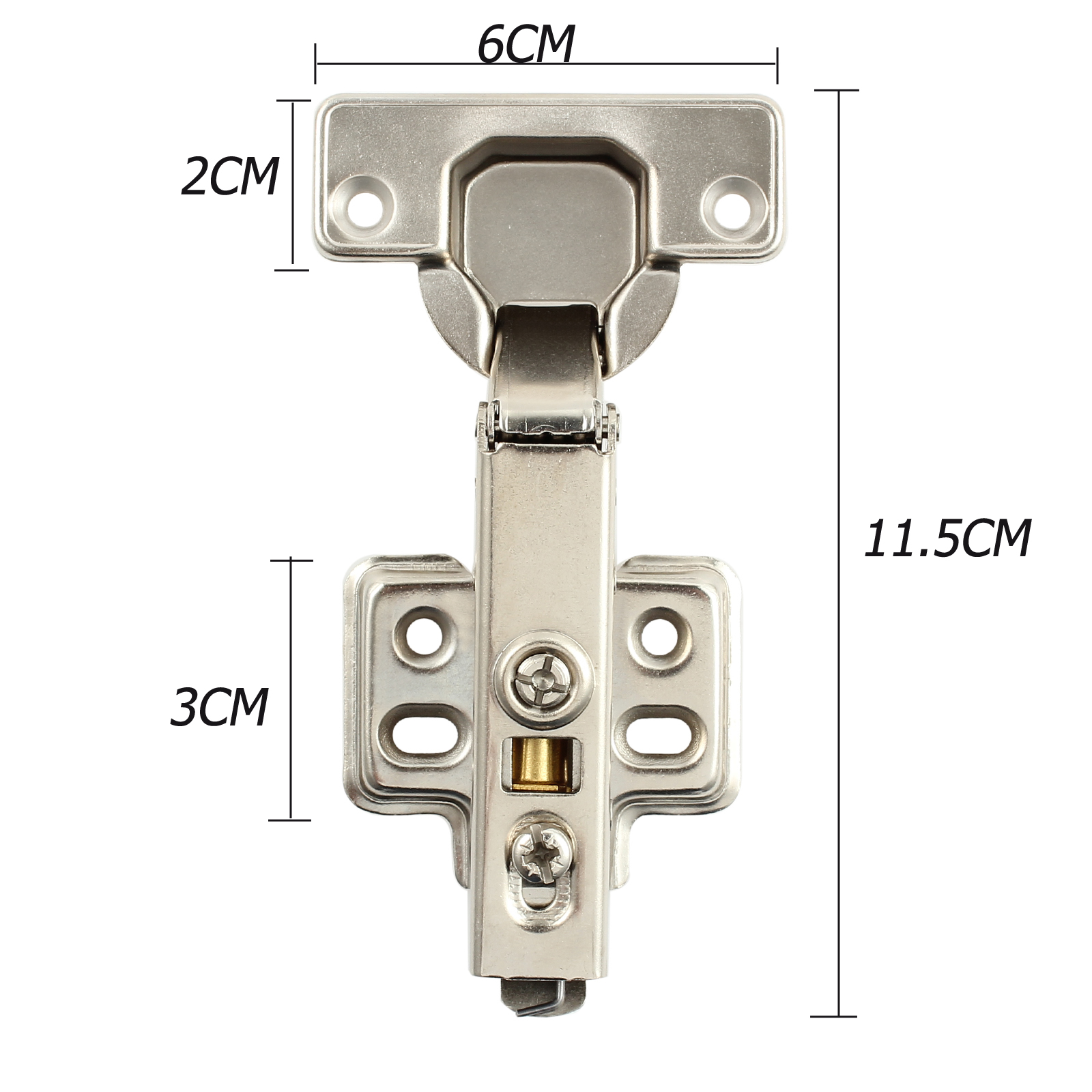20x 35mm Kitchen Cabinet Door Cabinet Hinges Clip On Soft Closing