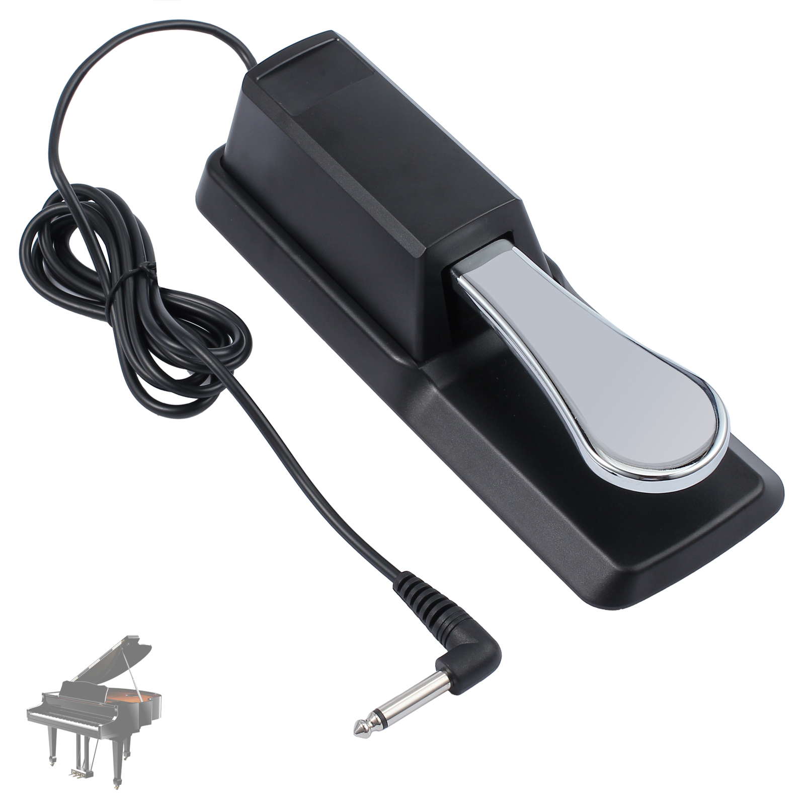 Sustain Piano Pedal Foot Switch Damper for Keyboard Yamaha Casio Roland