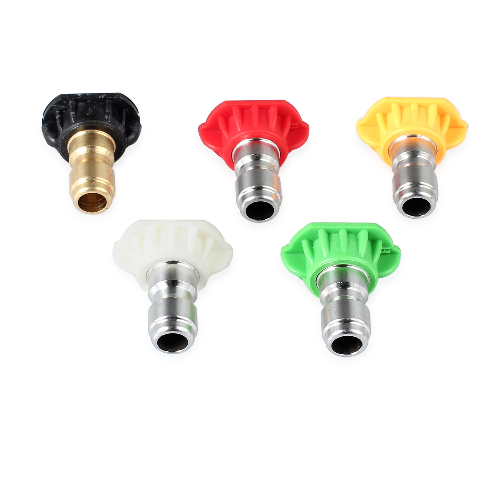 5pcs High Pressure Washer Spray Nozzle Tips 1/4