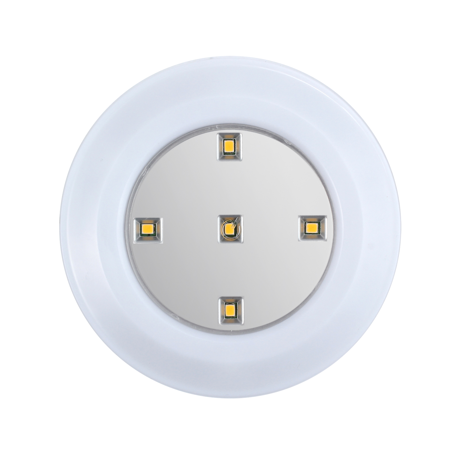 5 LED-Touch Weiß Schrank-Lampe Unterbau-Leuchte Batterie Warmweiß