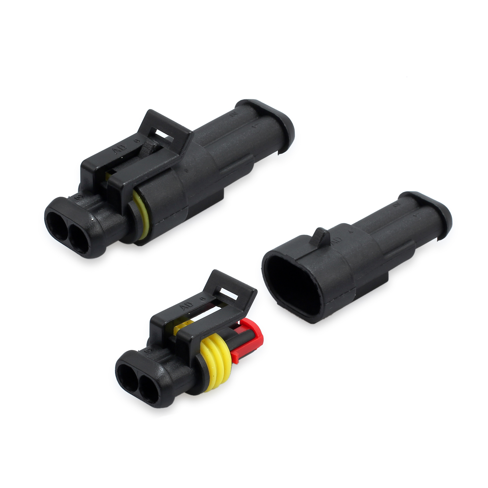 16 Pin Waterproof Electrical Wire Superseal Connector Kit With Fuses