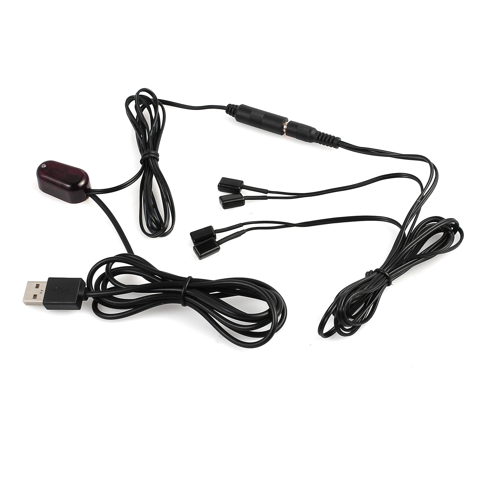4 Emitters + 1 Receiver Infrared Remote Control Extender IR Repeater