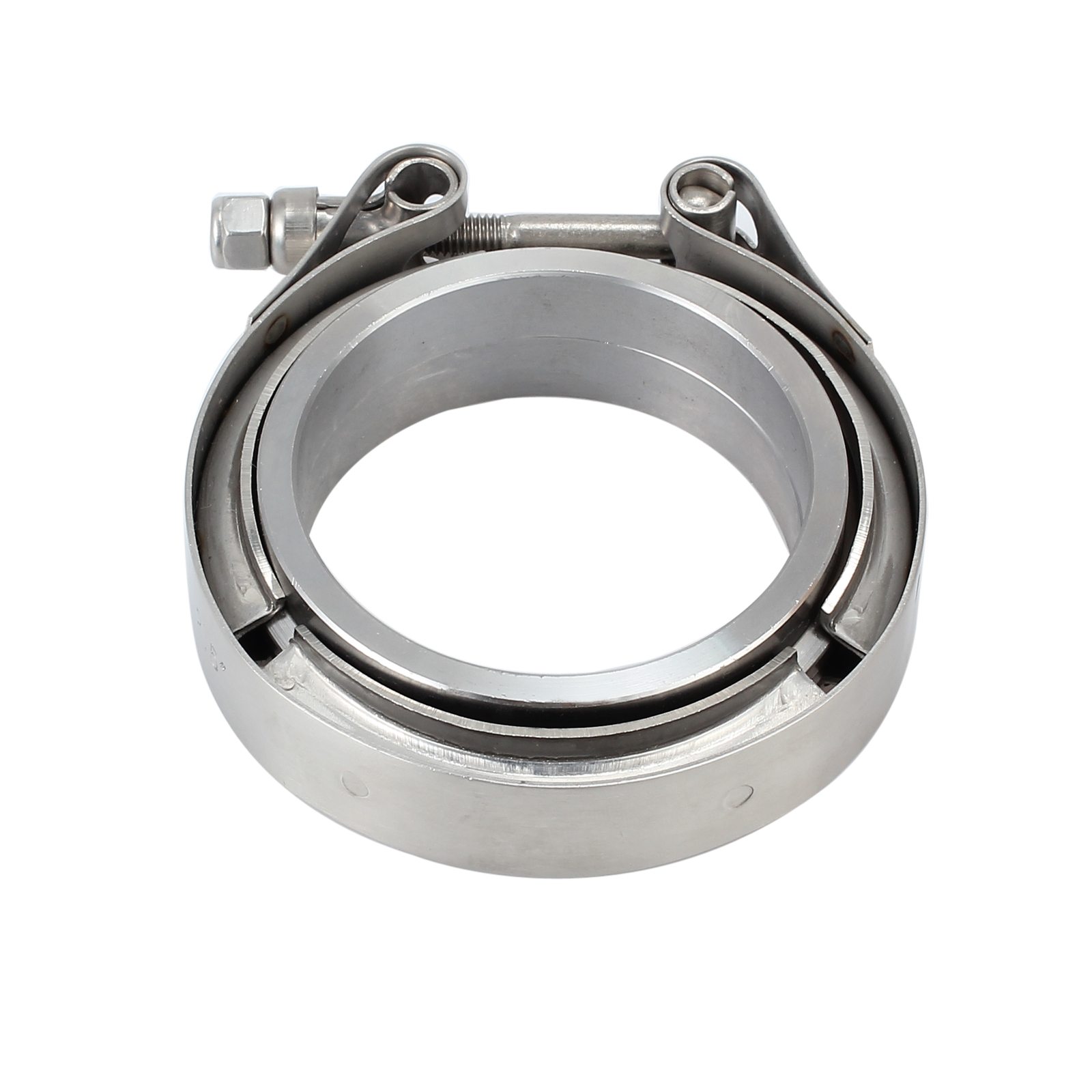 63mm 2.5" Inch VBand Clamp Stainless Steel & 2 Flat Flange Kit Exhaust