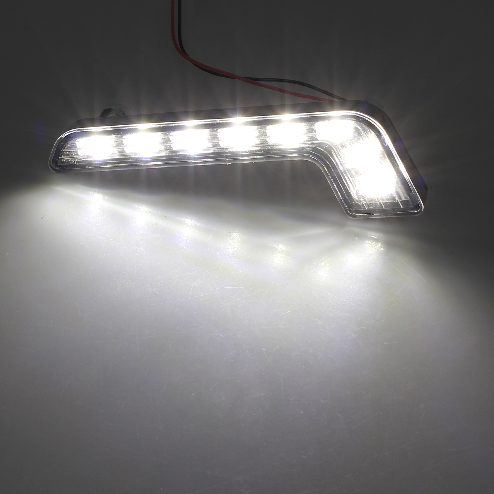 2x 8 LED Vehicle Daytime driving Light Car Running Bright DRL Kit