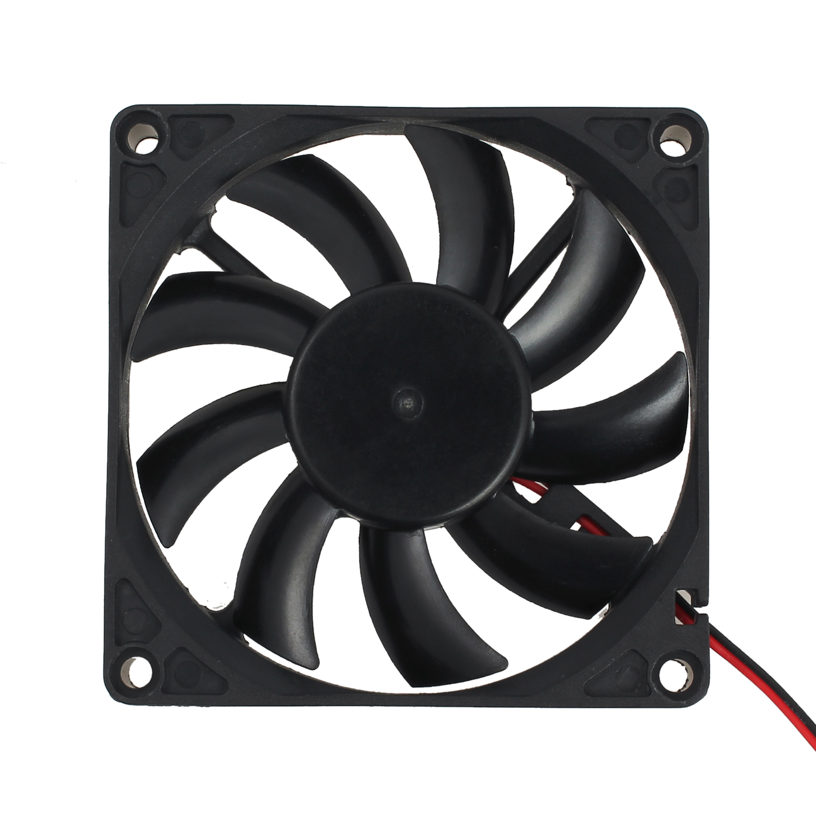 12V 2 pin Computer PC Highspeed Cooling Temperature Case Fan 80mm x ...