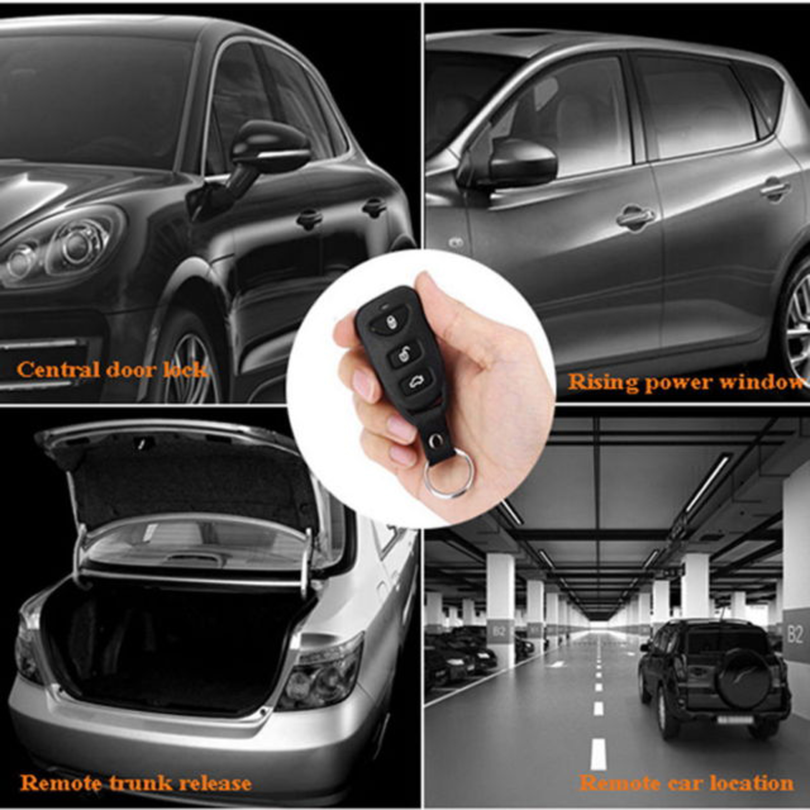 Universal Car Keyless Central Remote Control Kit Locking Door Lock